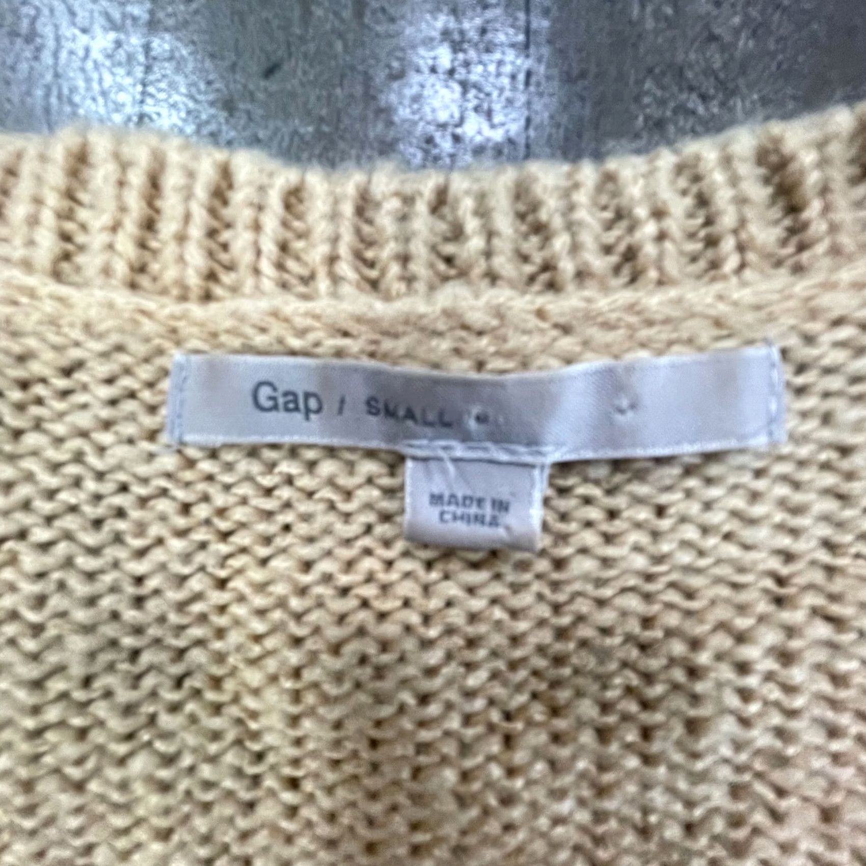 Gap Gap Womens Small Pink Band Stripe Round Neck Short Sleeve Sweater Knit Size S / US 4 / IT 40 - 3 Thumbnail