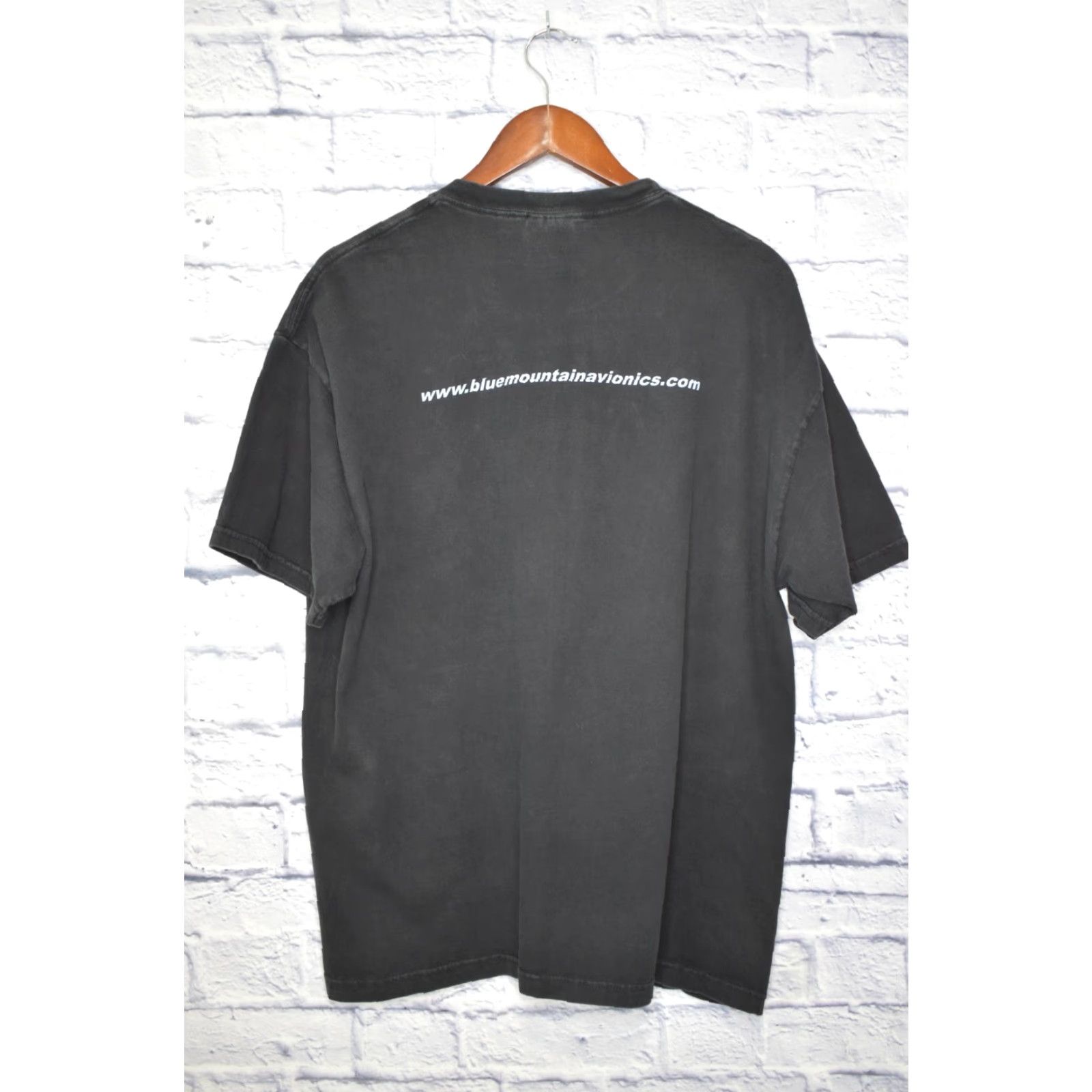 Hanes VINTAGE Hanes T-Shirt Flight Instrument Graphic Aviation Electronics Avionics Black Crew Neck Short Sleeve L Men Large Size US L / EU 52-54 / 3 - 4 Thumbnail
