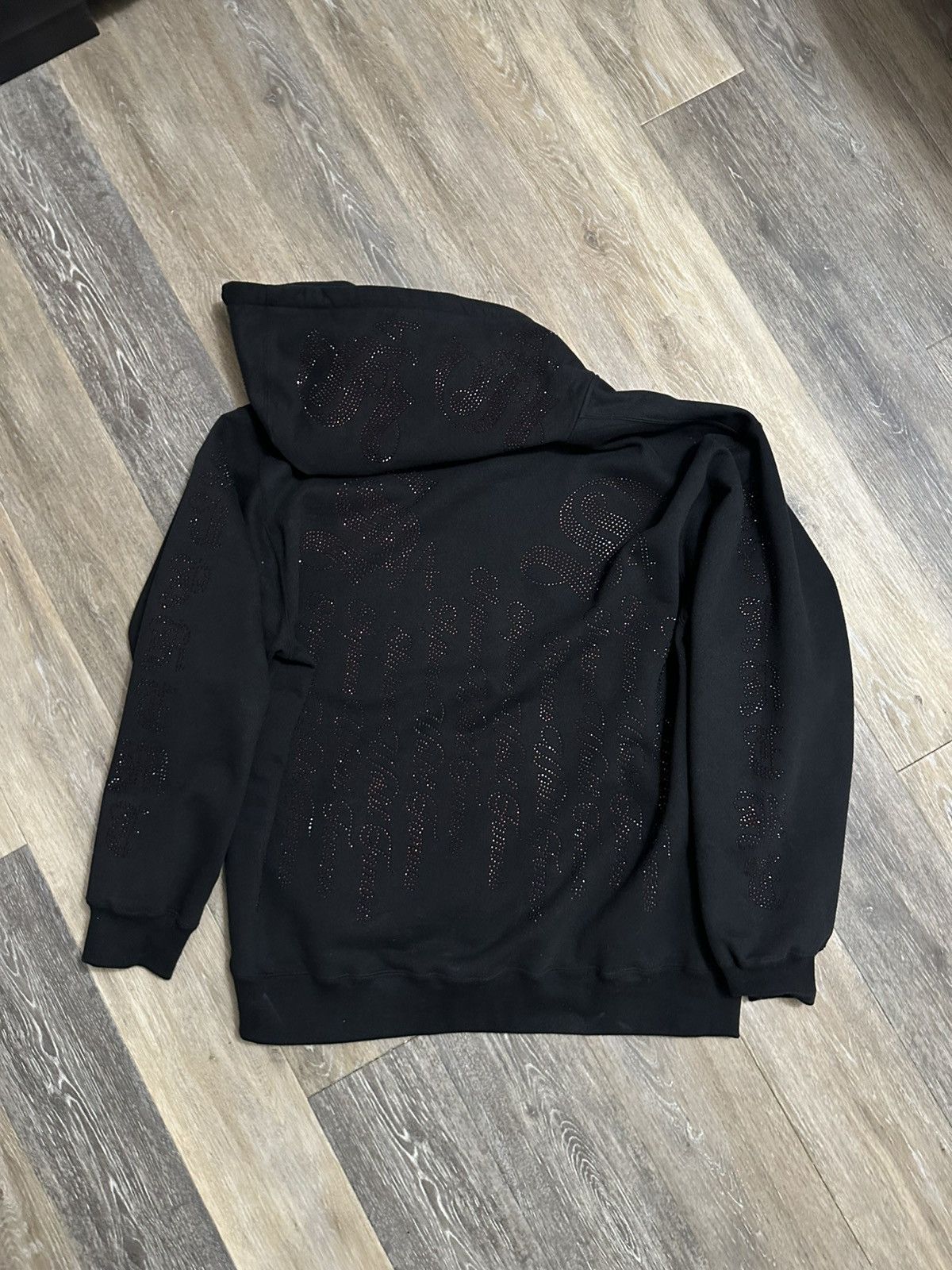 Supreme Supreme Rhinestone Zip Up Hoodie Size US XXL / EU 58 / 5 - 2 Thumbnail