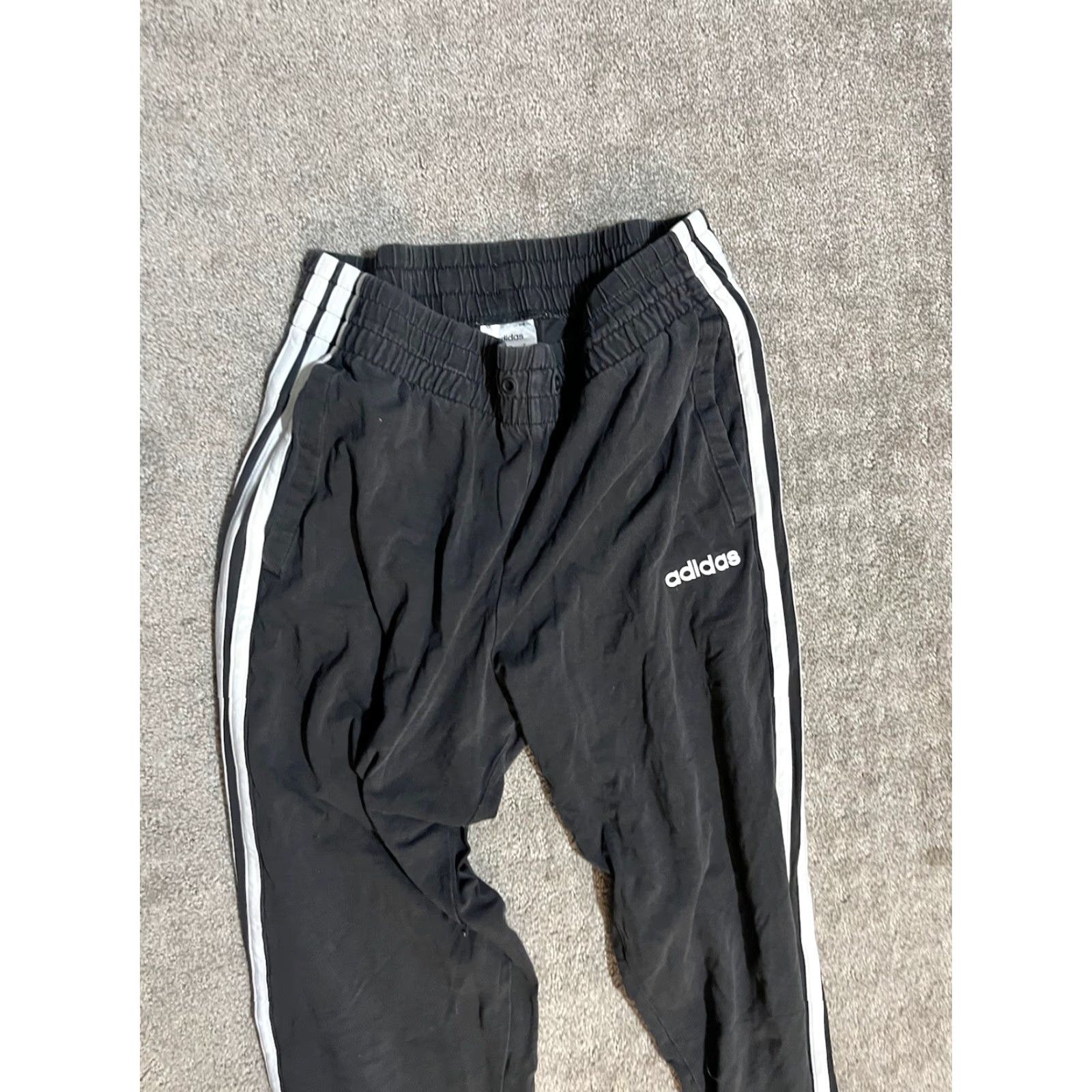 Adidas Adidas Sweatpants Women Black Training Pant Small 8-10 Women No Drawstring Size 28" / US 6 / IT 42 - 2 Thumbnail