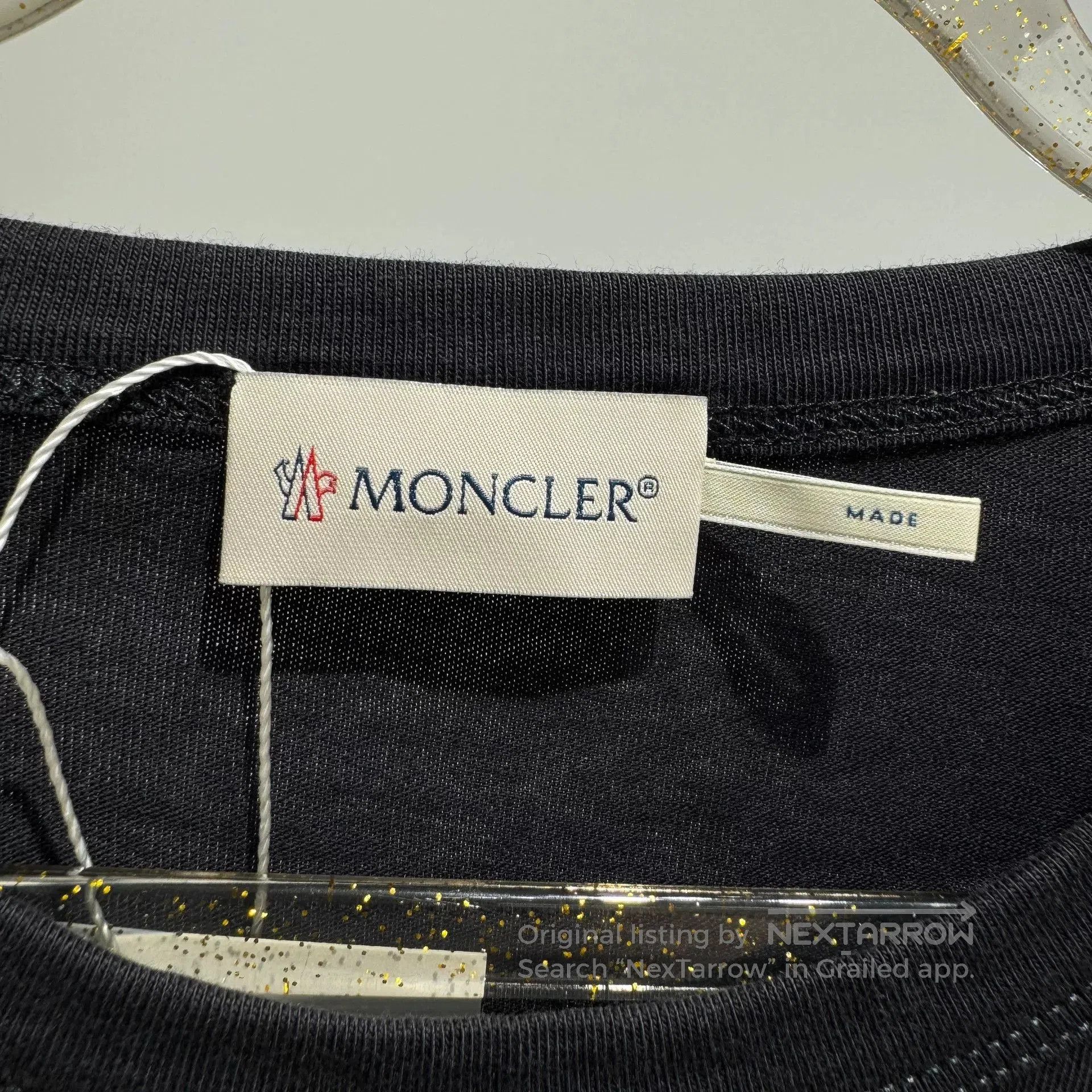 Moncler Moncler Flocked Large Logo Long Sleeve. Size US L / EU 52-54 / 3 - 4 Thumbnail