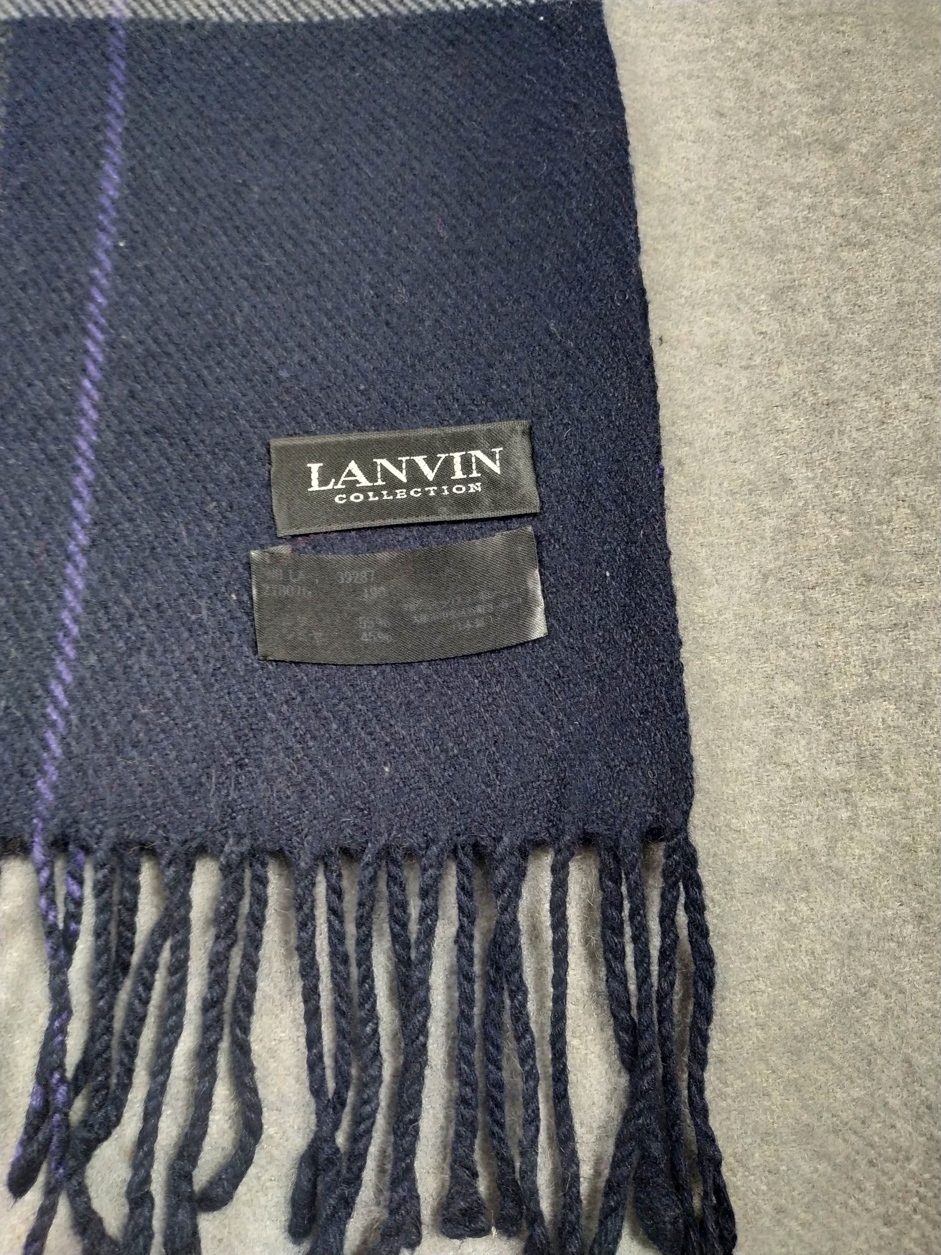 Lanvin × Vintage Lanvin Scarf / Muffler / Neckwear - WW689 Size ONE SIZE - 4 Thumbnail