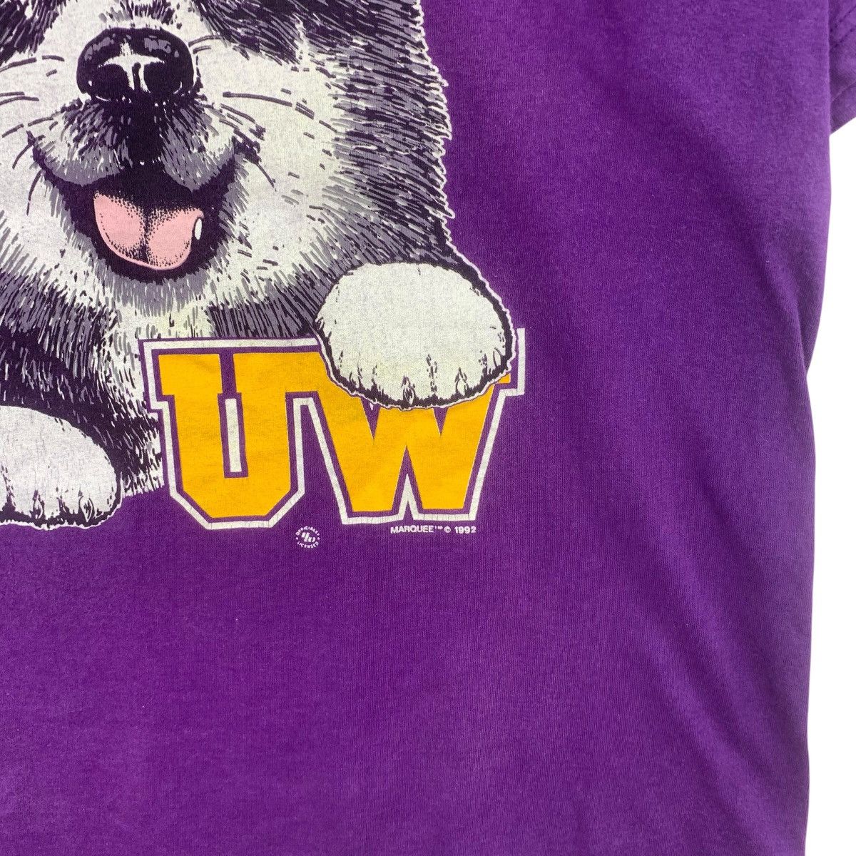 Other Vintage 1992 UW WASHINGTON HUSKIES Athletics Tee Shirt Top Size M / US 6-8 / IT 42-44 - 5 Thumbnail