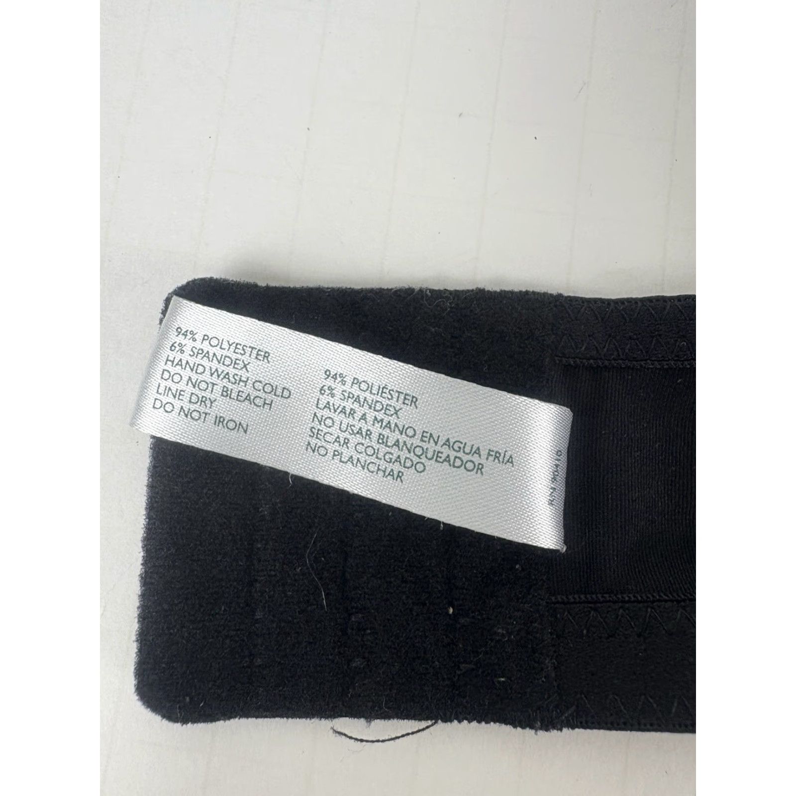 Laura Ashley Laura Ashley Black Lightly Padded Bra Womens Size 38DD Size ONE SIZE - 6 Thumbnail
