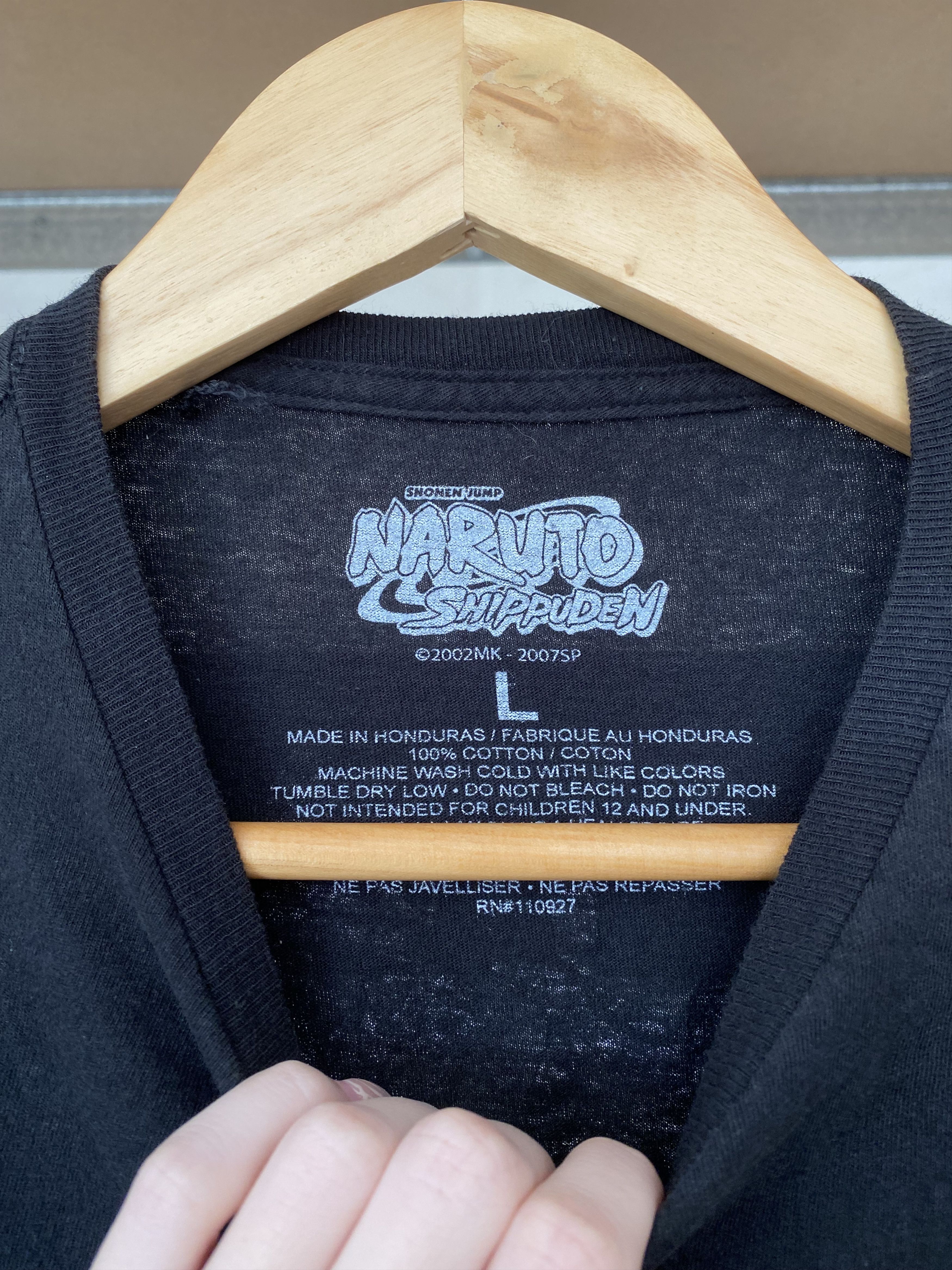 Anime Vintage 2000s Naruto Shippuden Anime Movie Sasuke T-shirt Size US L / EU 52-54 / 3 - 10 Thumbnail