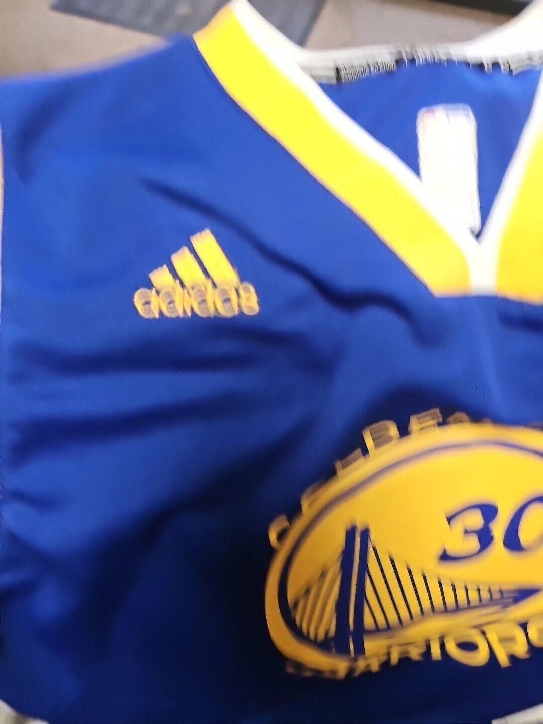 Adidas Adidas Boys Warriors Stephen Curry 30 NBA Jersey L Size ONE SIZE - 3 Thumbnail