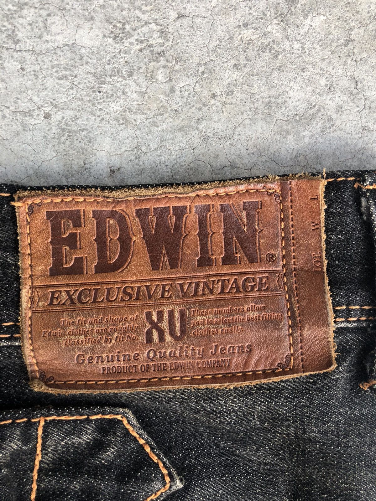 Edwin Y2k Edwin XV Flared Jeans Distressed buckle back jeans Size US 33 - 14 Thumbnail
