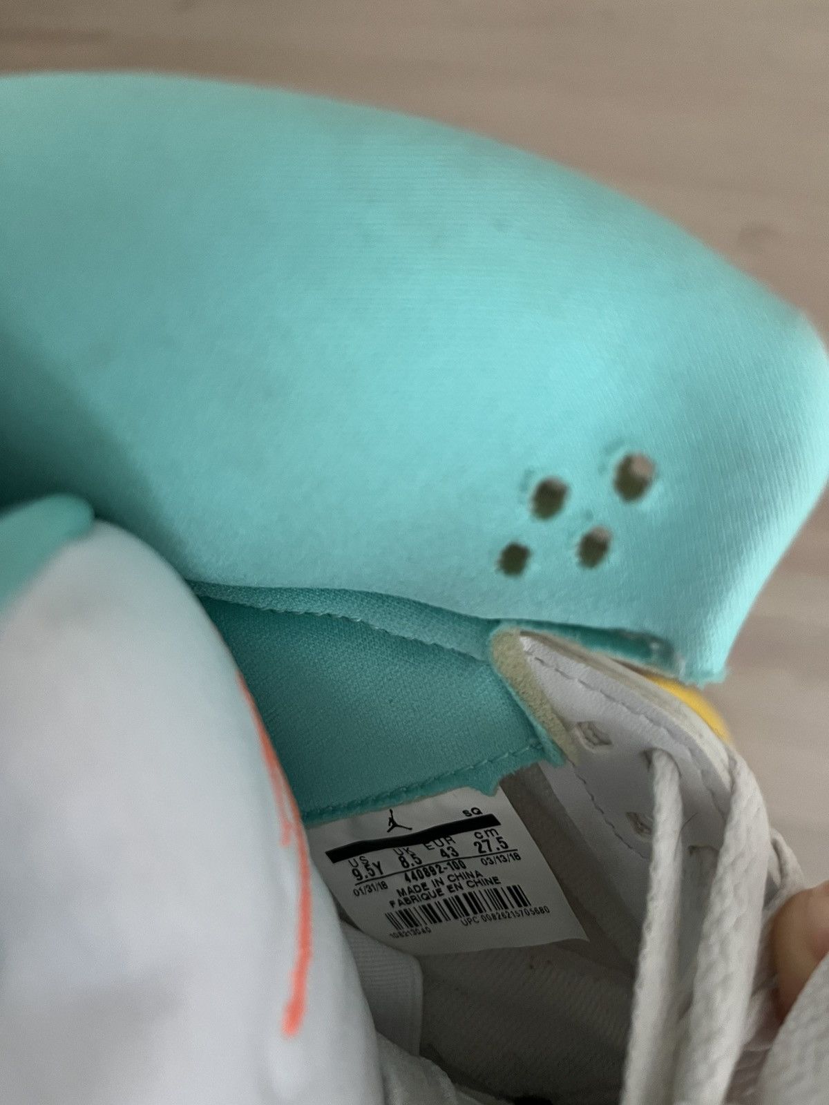Jordan Brand Light Aqua Jordan 5 Size US 9.5 / EU 42-43 - 6 Thumbnail