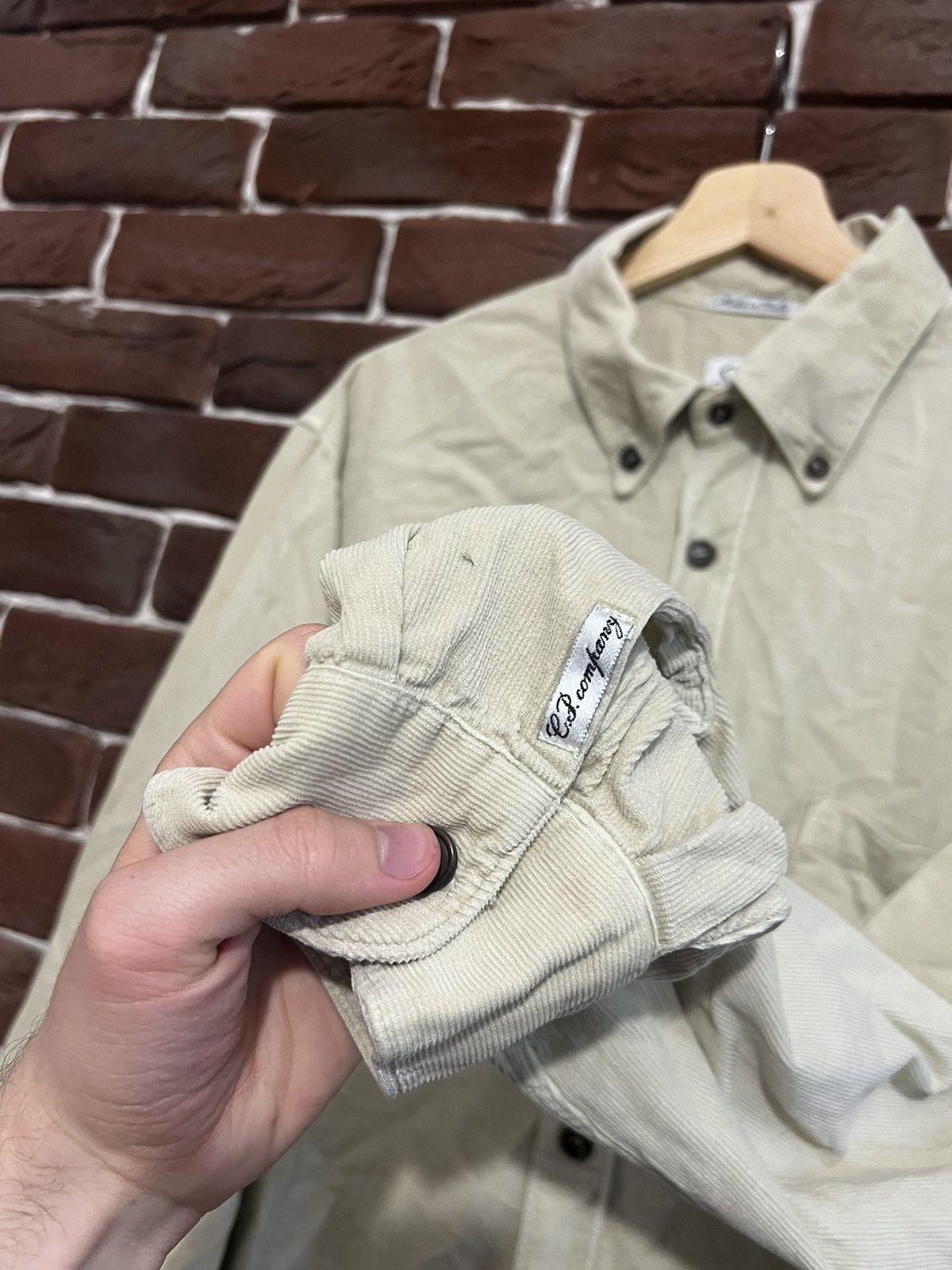 C.P. Company Vintage C.P. Company Corduroy Button Up Shirt Rare 6 Size US XL / EU 56 / 4 - 6 Thumbnail