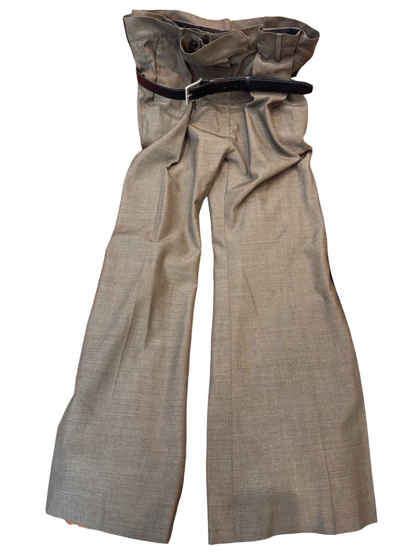 Acne Studios Acne Studios Wool Wide Leg Trousers Size 32 Size 24" / US 00 / IT 34 - 1 Thumbnail