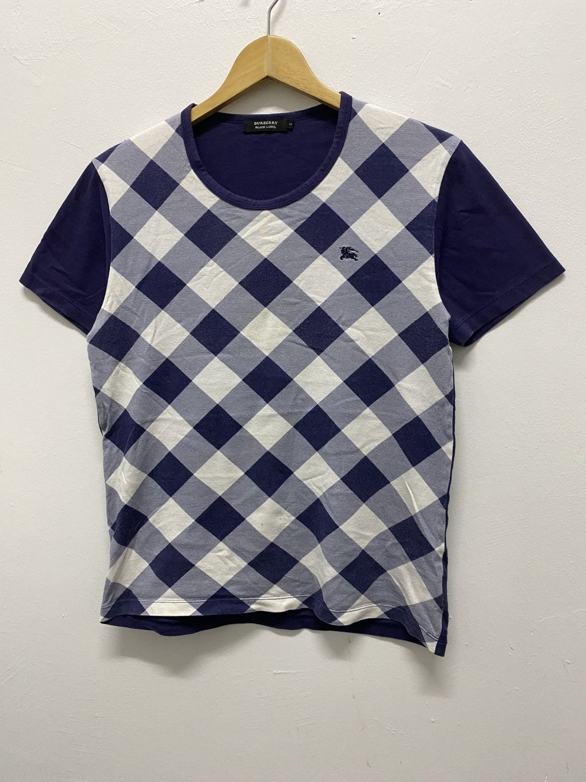 Burberry Vintage Burberry Checkered Tshirt Size US S / EU 44-46 / 1 - 1 Thumbnail
