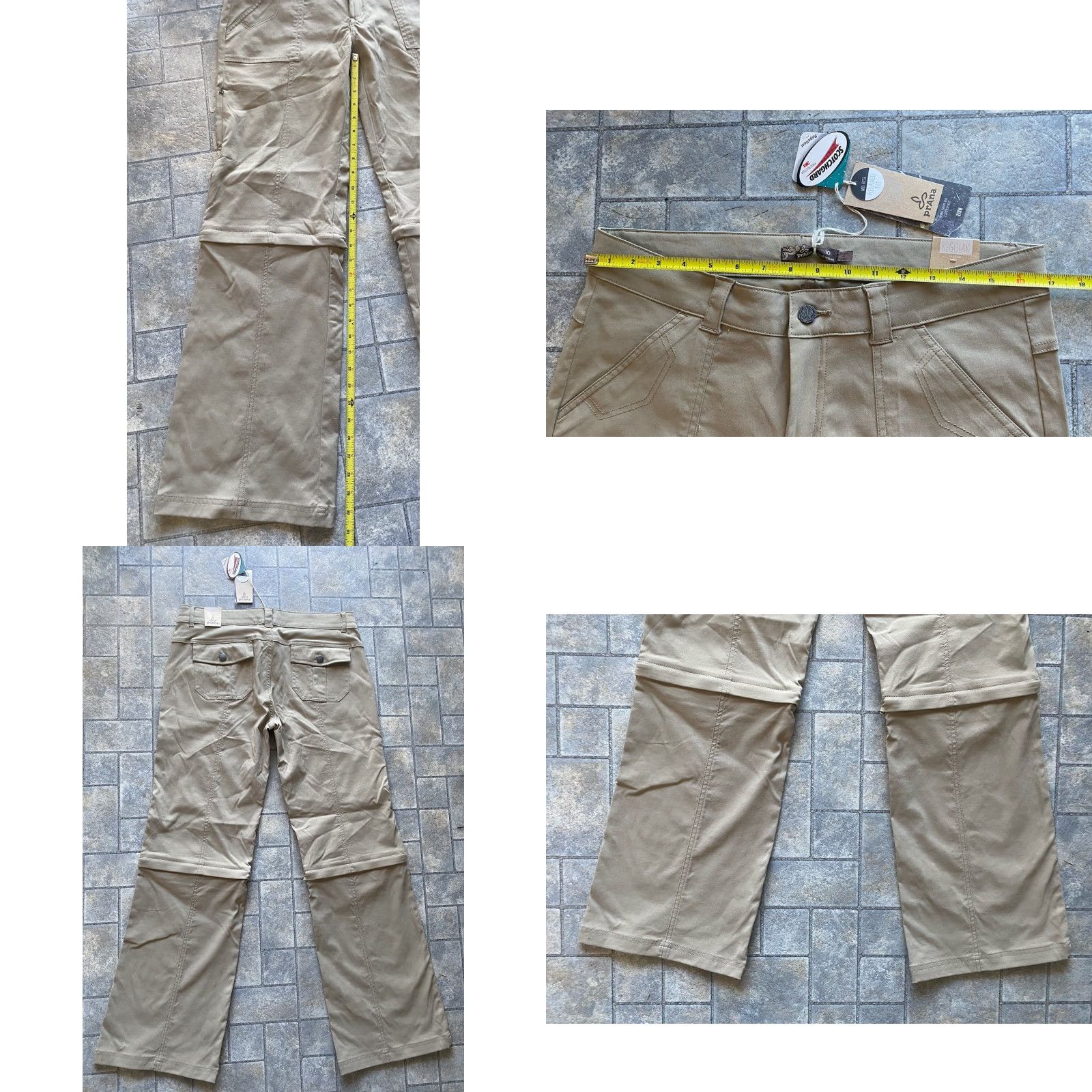 Prana prAna Pants Women’s Zion Monarch Scotchgard Beige Size 10 Size 32" / US 10 / IT 46 - 8 Thumbnail