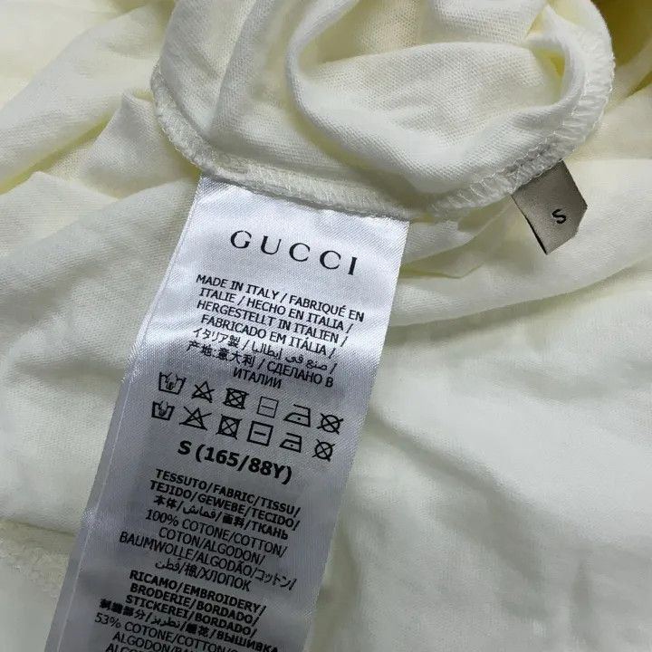 Gucci Gucci Loose-Fit T-Shirt with Heart Apple Design-2507 Size S / US 4 / IT 40 - 2 Thumbnail