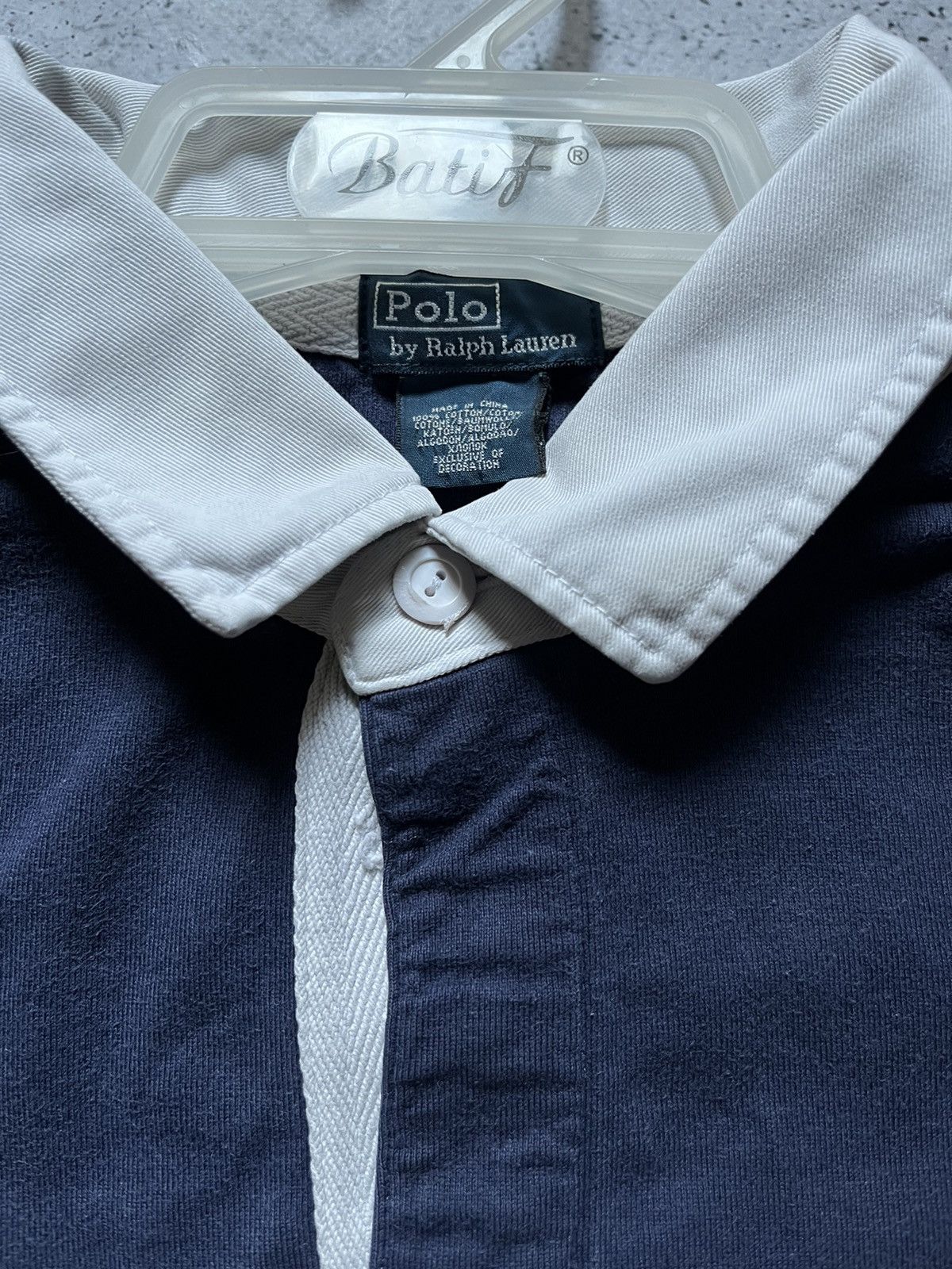 Polo Ralph Lauren × Vintage Vintage Polo Ralph Lauren Rugby Polo Sweatshirt Big Logo Y2K Size US S / EU 44-46 / 1 - 7 Thumbnail