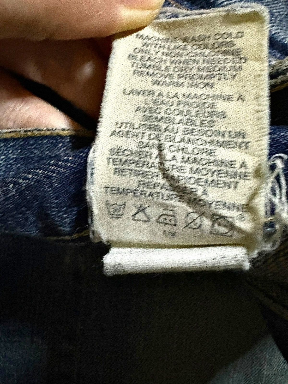 Gap Vintage Gap Army Baker Fatigue Mud Wash Distress Baggy Jeans Size US 38 / EU 54 - 11 Thumbnail