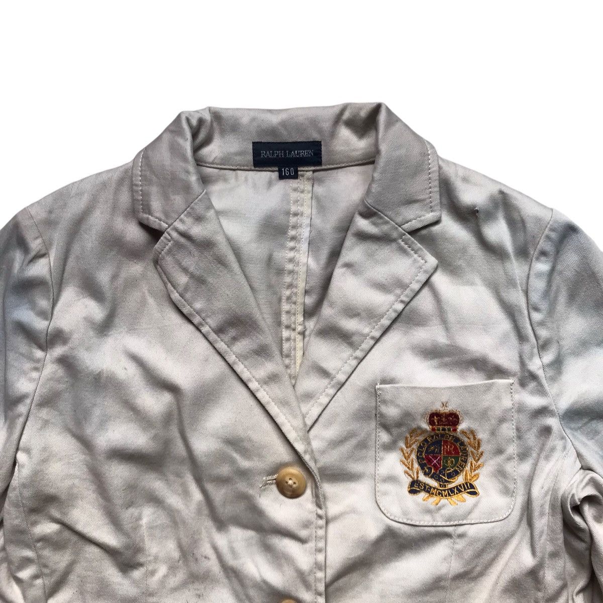 Lo Life × Polo Ralph Lauren × Ralph Lauren Vintage 90s Polo Ralph Lauren Nautical Flag Classic Jacket Size S / US 4 / IT 40 - 2 Thumbnail
