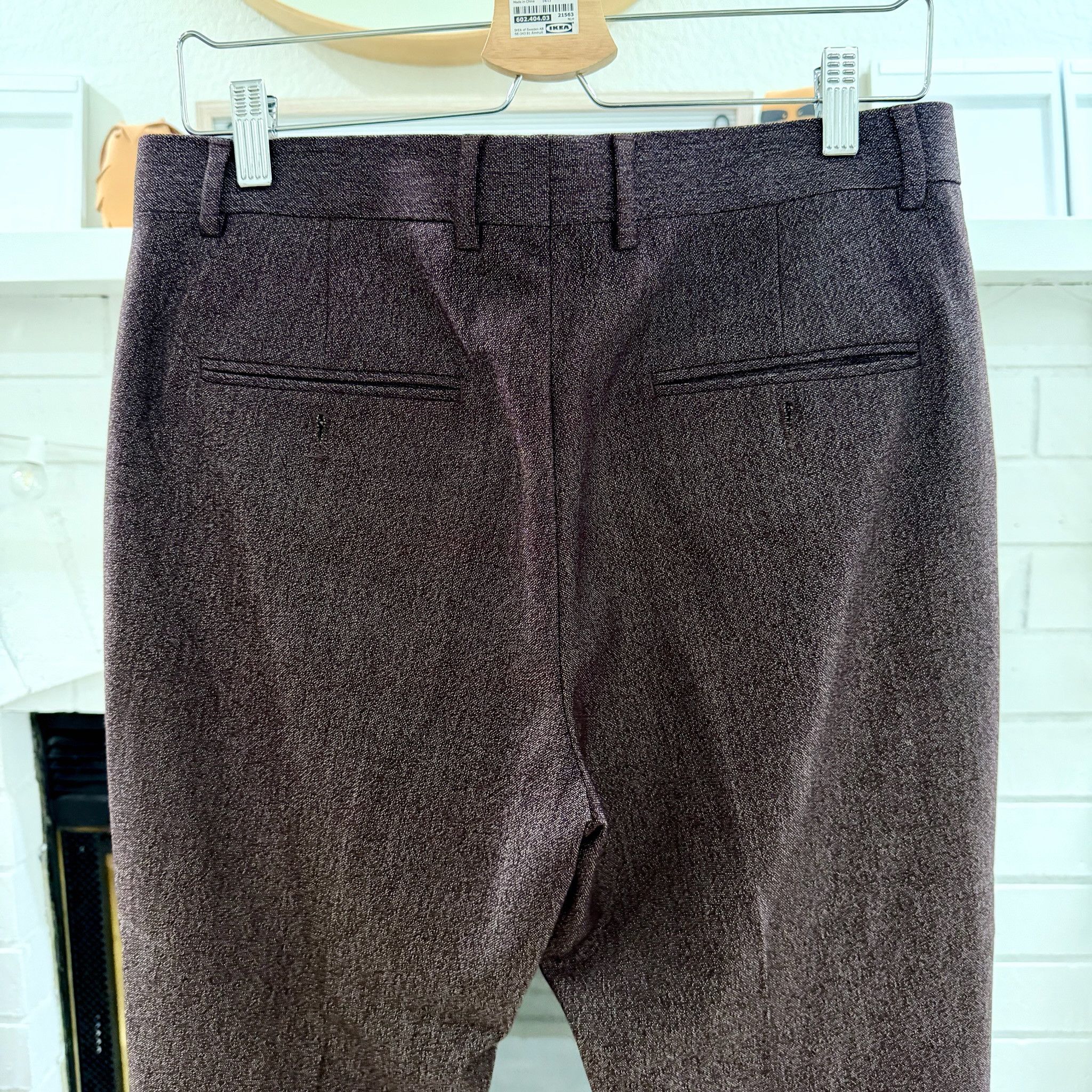 H&M H&M Slim Fit Burgundy / Maroon Suit Set - 40R / 33R Size 40R - 9 Thumbnail
