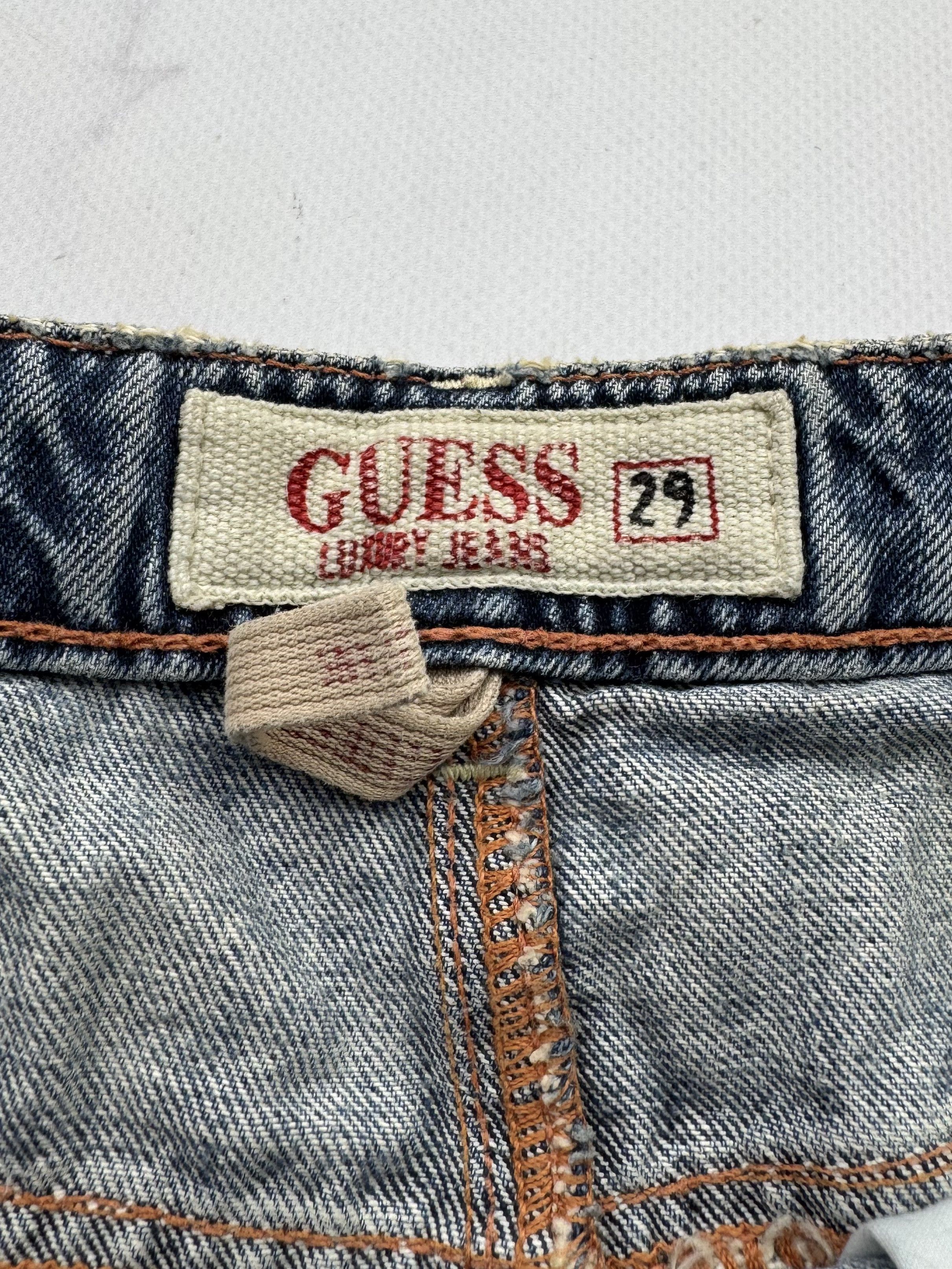 Guess Guess Vintage Mini Skirt (B198) Size 29" - 4 Thumbnail