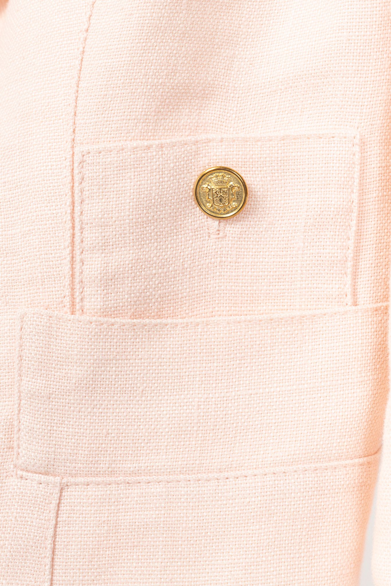 SMYTHE Smythe Classic Duchess Linen Single-Breasted Blazer Size M / US 6-8 / IT 42-44 - 7 Thumbnail