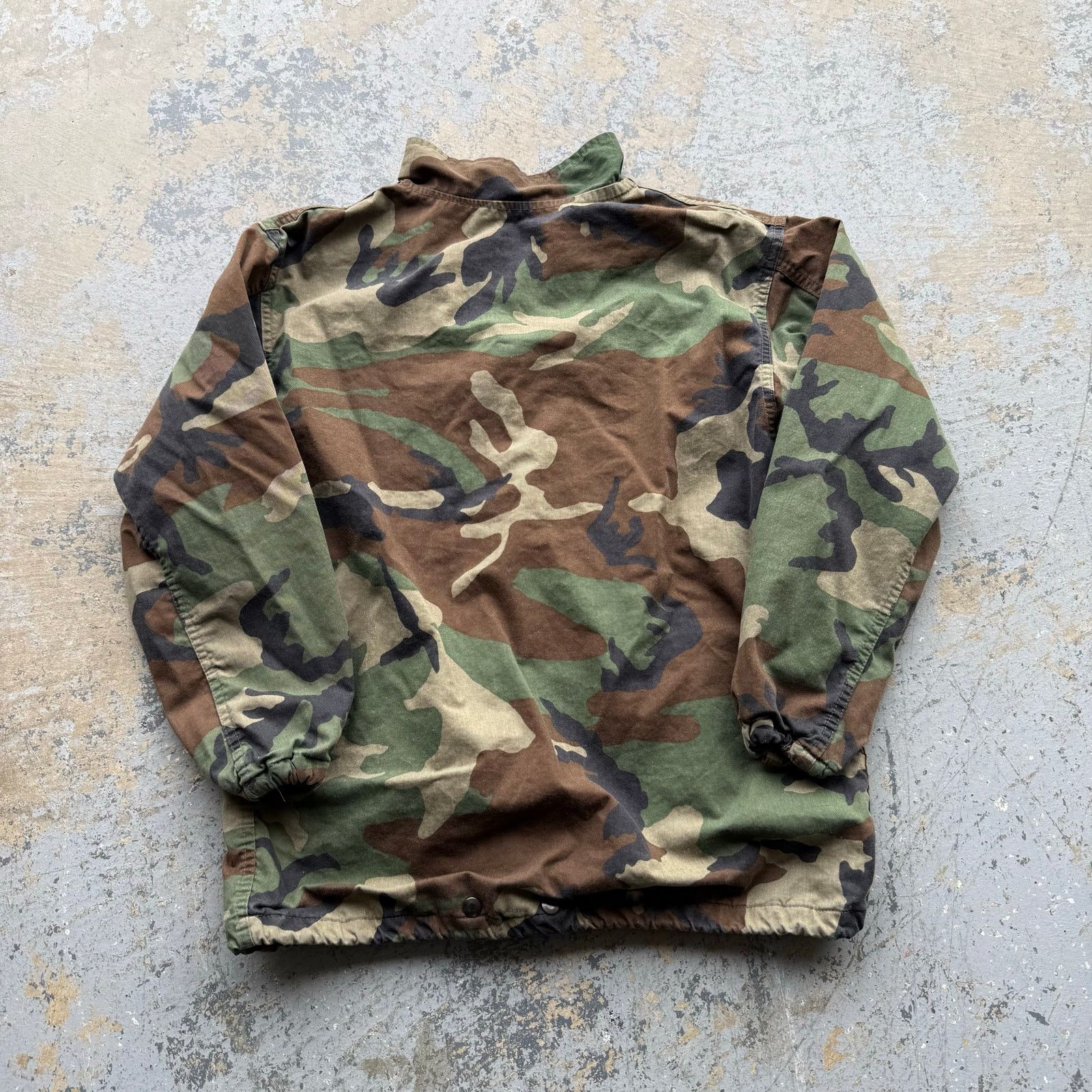 Vintage BDU Woodland Camo Chemical Protective Jacket Sz Small Size US S / EU 44-46 / 1 - 3 Thumbnail