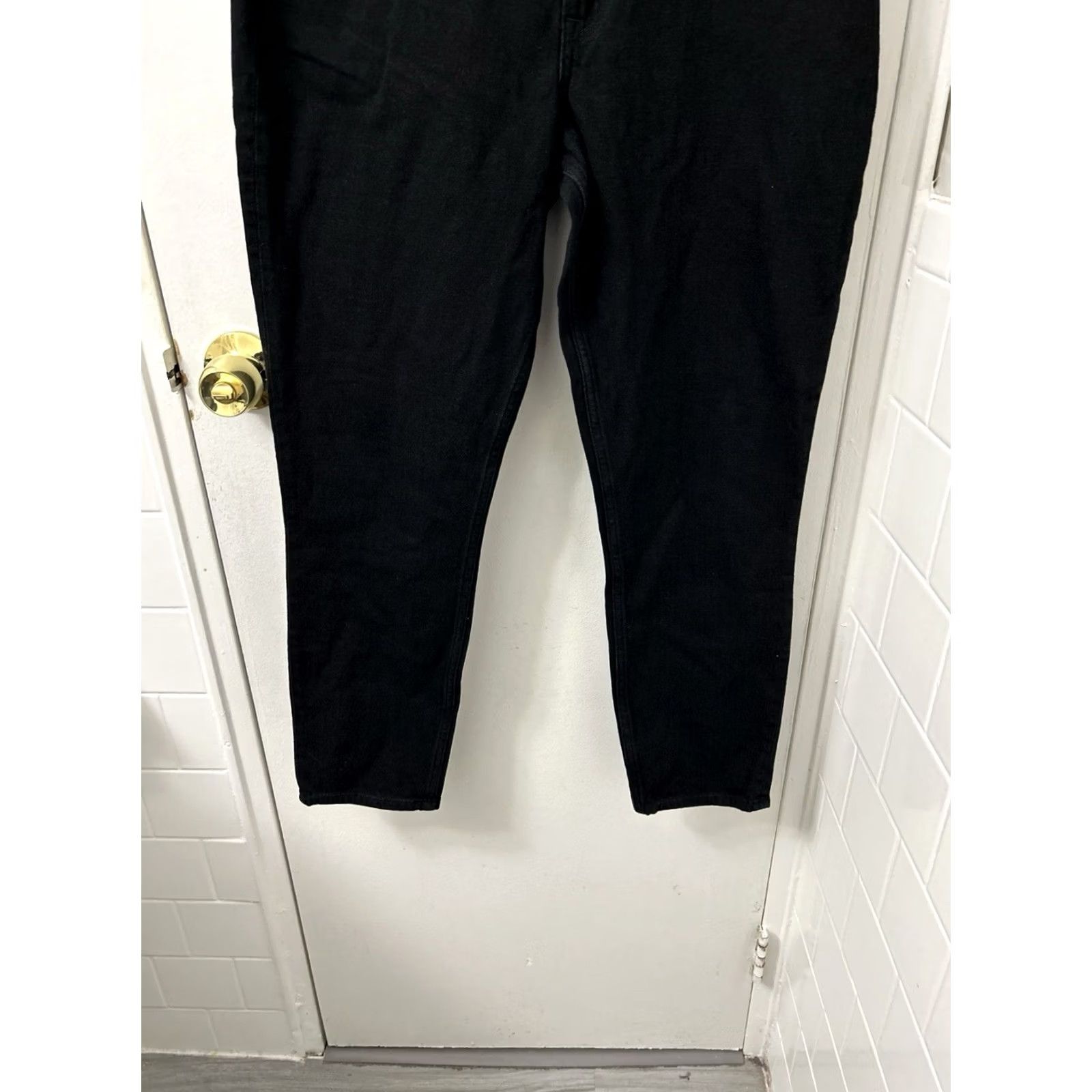 Abercrombie & Fitch Abercrombie & Fitch Jeans Skinny High Rise Womens 30x27 Black NWT MSRP 89 Curve Love Slim 5-Pocket Denim Cotton Blend Room Mens? Size 30" / US 8 / IT 44 - 3 Thumbnail