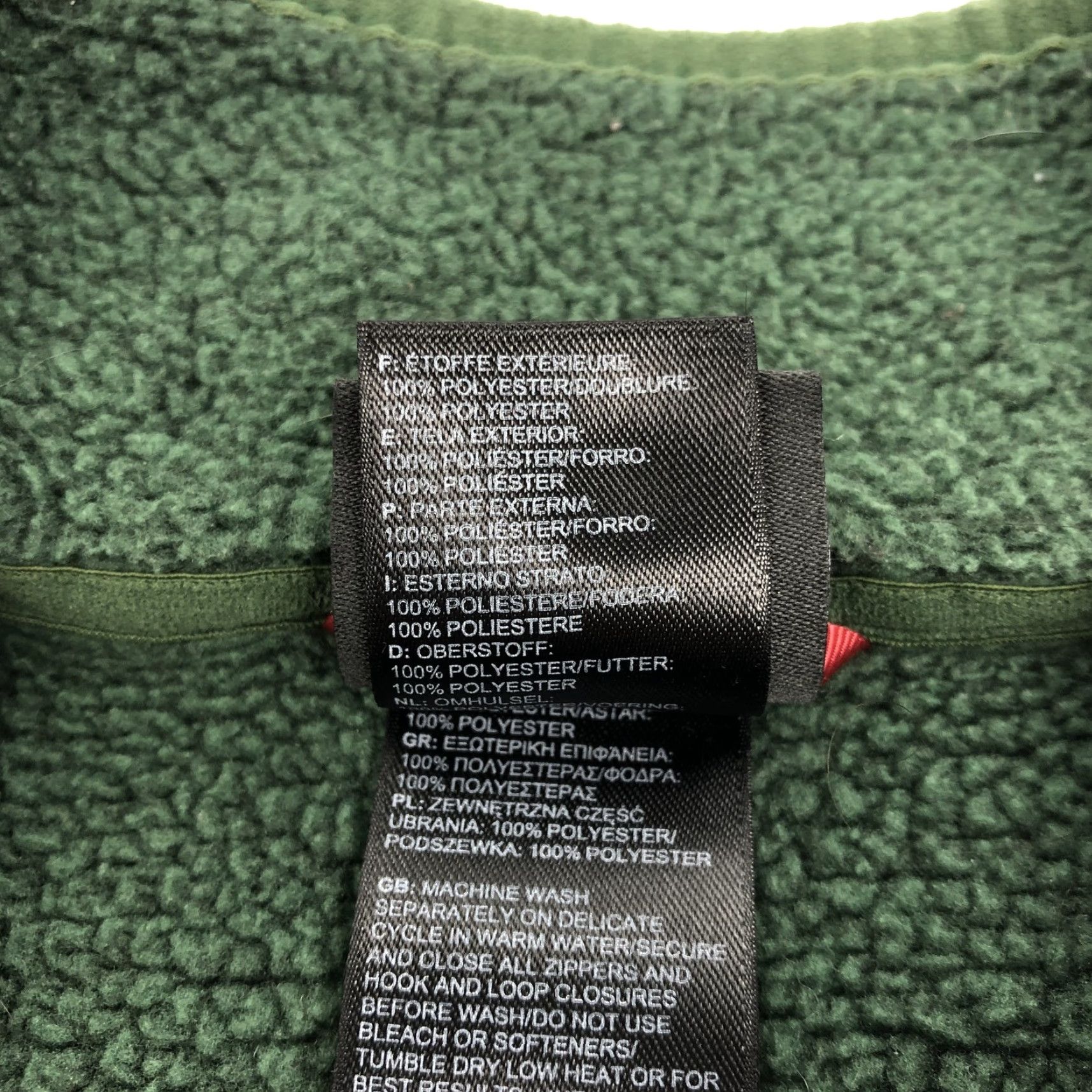 The North Face The North Face Men's XL Green 1/4 Zip Fleece Pullover Sweater Jacket Hoodie Breathing Outdoor Sports Size US XL / EU 56 / 4 - 6 Thumbnail