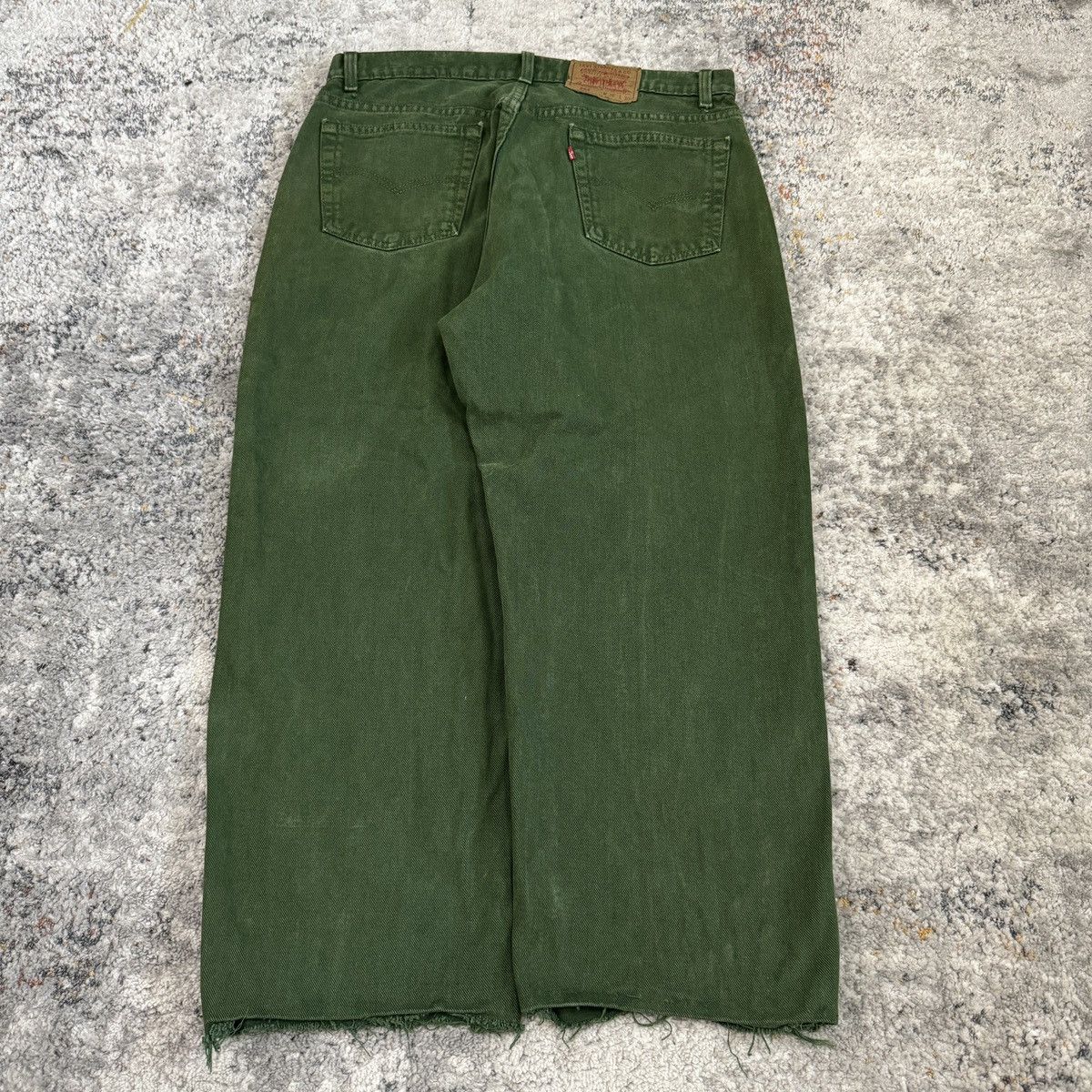 Levi's × Vintage Crazy Vintage Levi’s 554 Silvertab style green baggy jeans Size US 36 / EU 52 - 1 Thumbnail