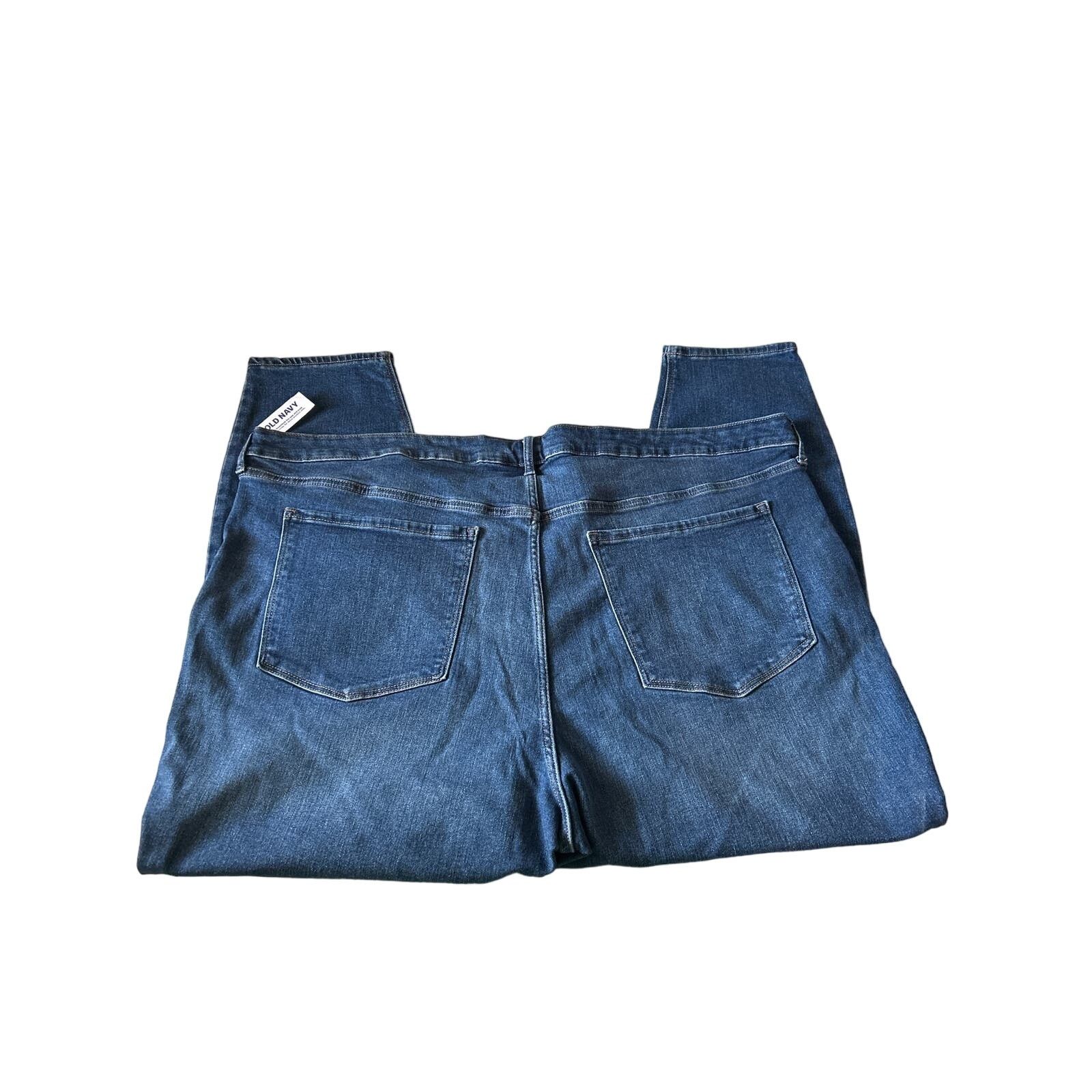 Old Navy Old Navy Womens Mid-Rise Rock Star Skinny Blue Jeans 28 Size 42" / US 20 - 3 Thumbnail