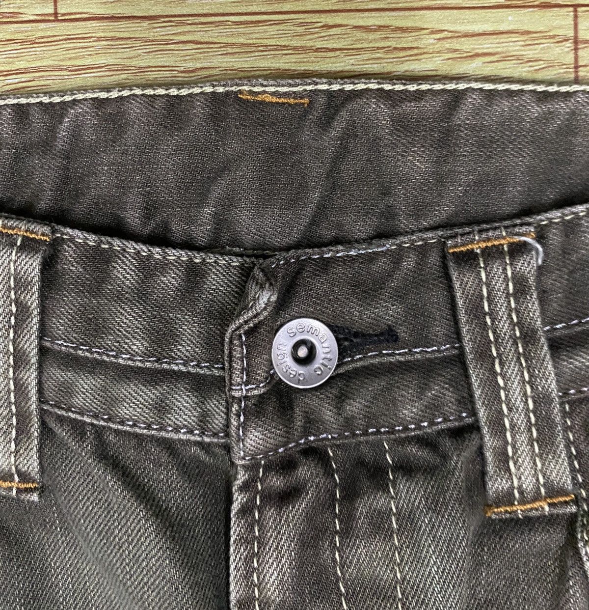 semanticdesign Very Rare Vintage Brand Semantic Design Flared Jeans 1990s Size US 32 / EU 48 - 13 Thumbnail