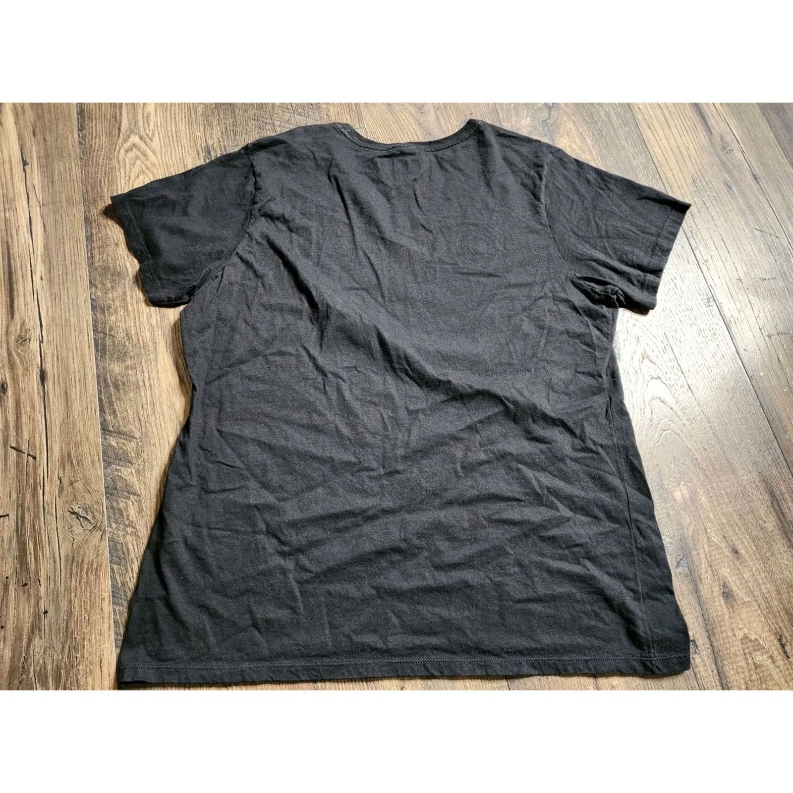 Hunter Netflix Womens XL T-Shirt Black Crew Neck Short Sleeve Basic Casual Cute Demon Hunters Huntrix Mira Won't Miss Size XL / US 12-14 / IT 48-50 - 4 Thumbnail