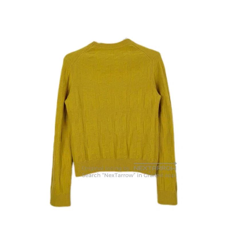 Hermes Hermes Yellow full H wool sweater Size S / US 4 / IT 40 - 2 Thumbnail
