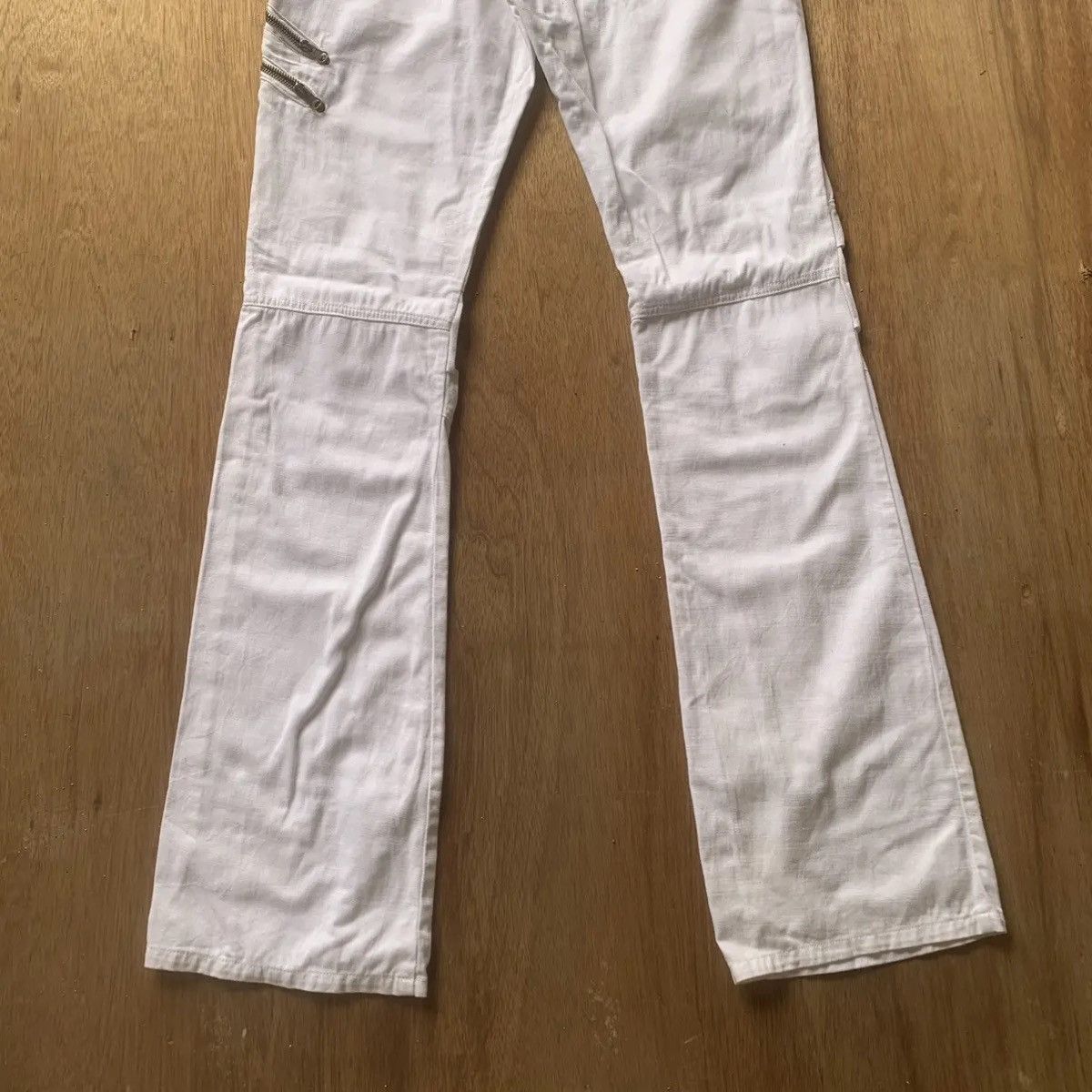 Hysteric Glamour CRAZY💥DOUBLE KNEE JAPANESE VTG TROUSERS FLARE BONDAGE PANTS Size US 29 - 12 Thumbnail