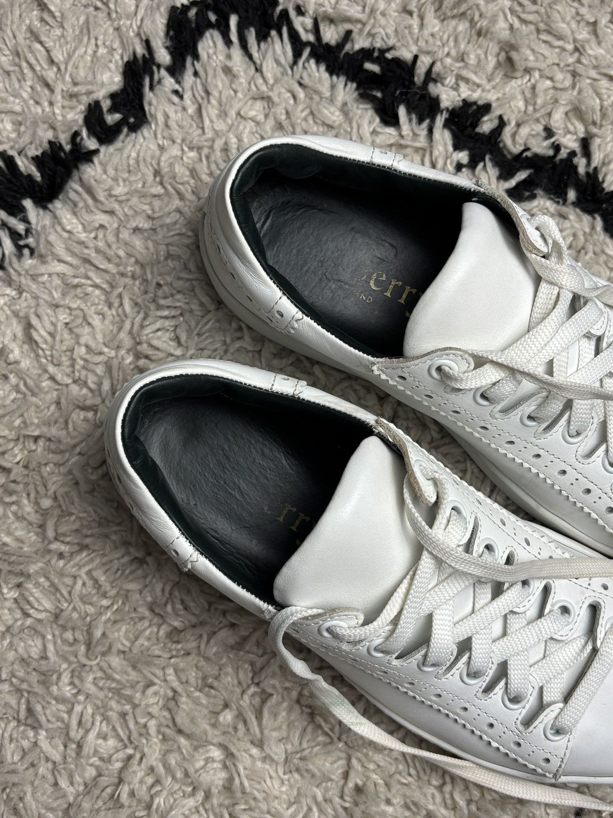 Mulberry Mulberry White Leather Low Top Sneakers Trainers Size US 6 / IT 36 - 11 Thumbnail
