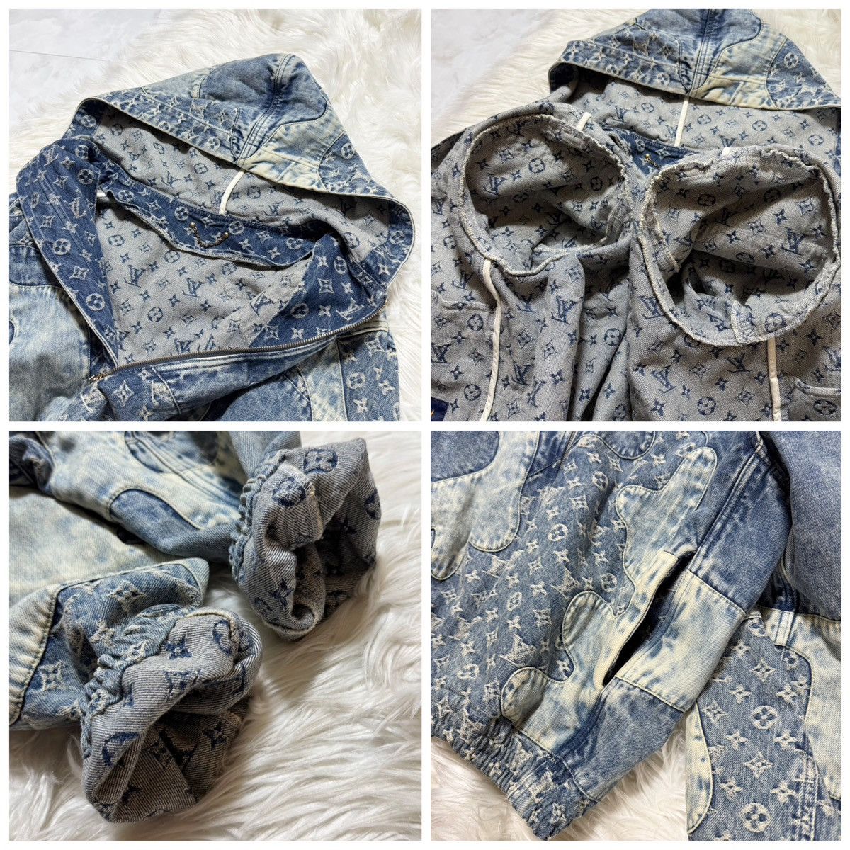 Louis Vuitton 22SS Louis Vuitton x NIGO Monogram Denim Jacket Size US S / EU 44-46 / 1 - 20 Thumbnail