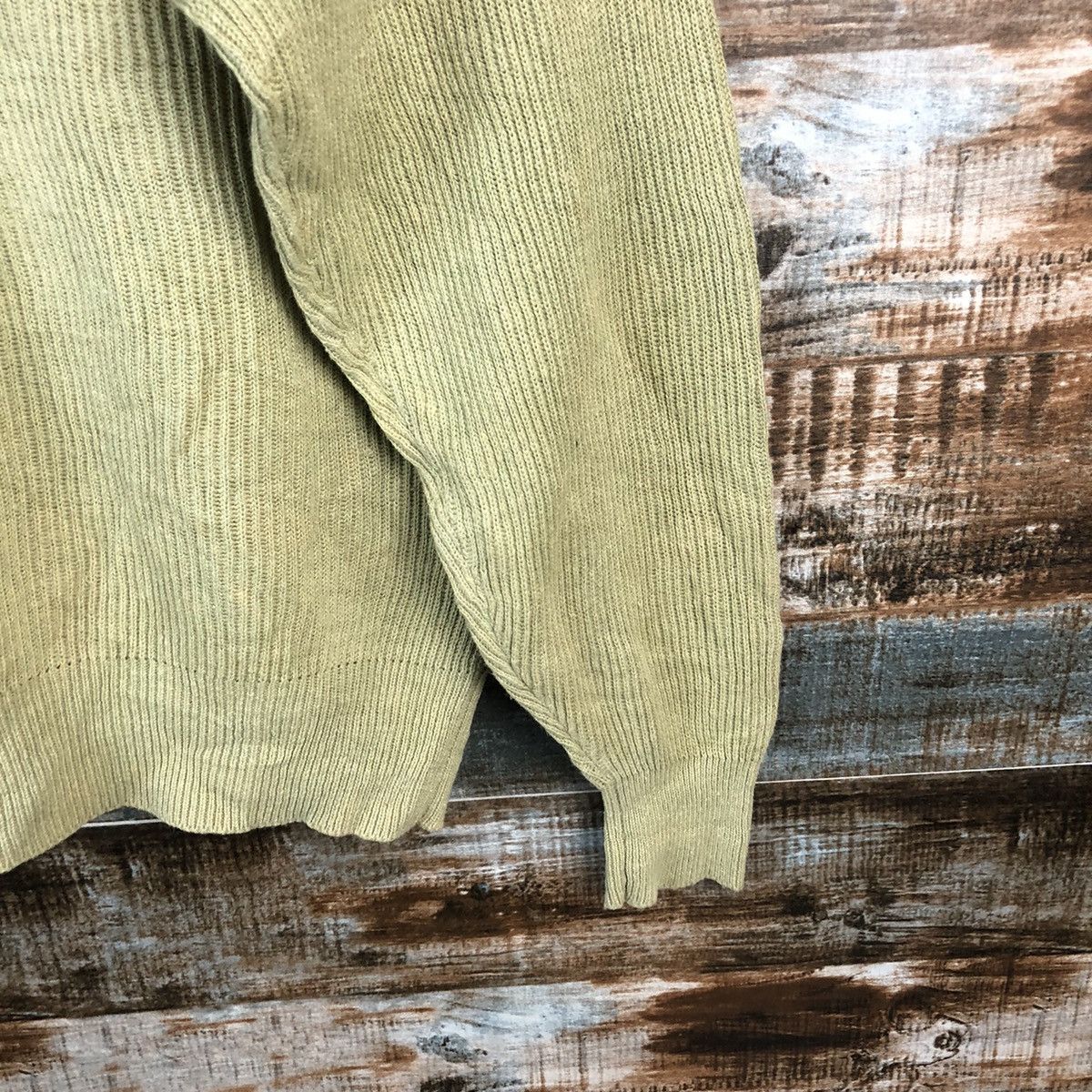 Japanese Brand Japan vintage Green Cardigan Knitwear #A2247 Size US XL / EU 56 / 4 - 16 Thumbnail