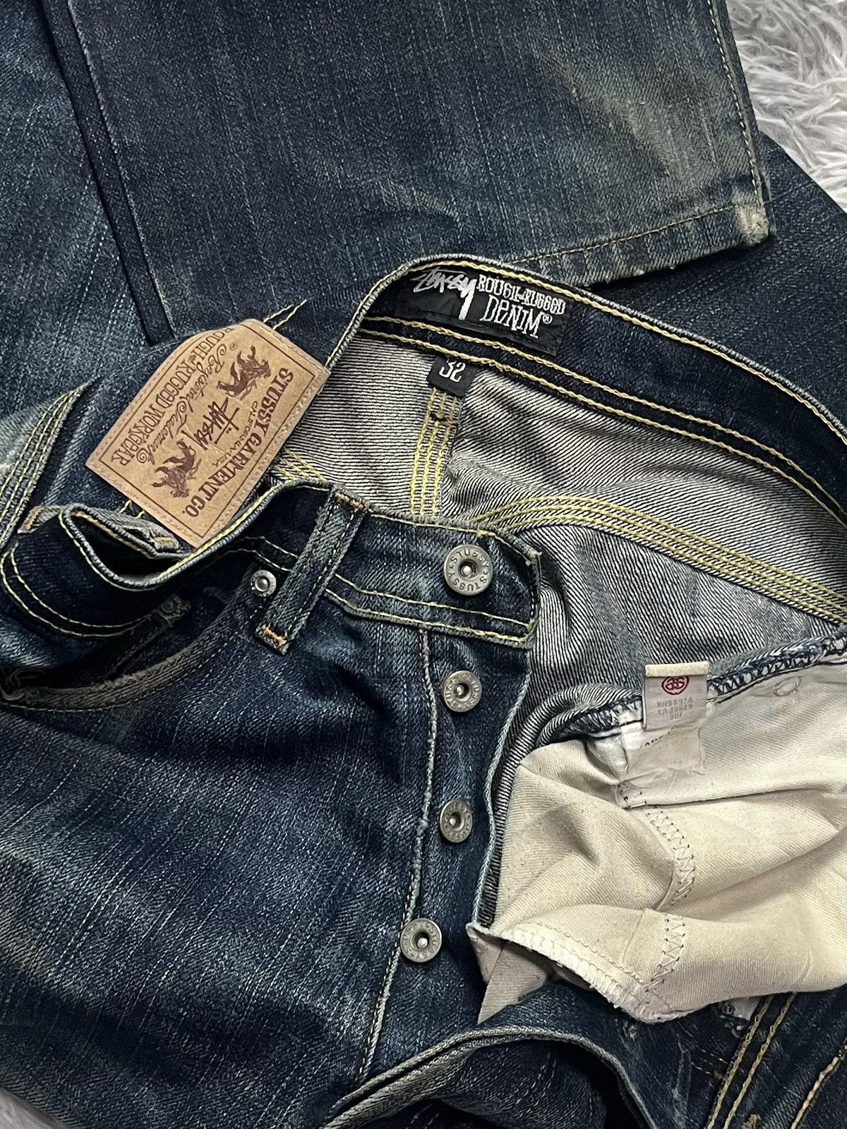 Stussy Vintage Stussy Rough and Rugged Denim Size US 34 / EU 50 - 11 Thumbnail
