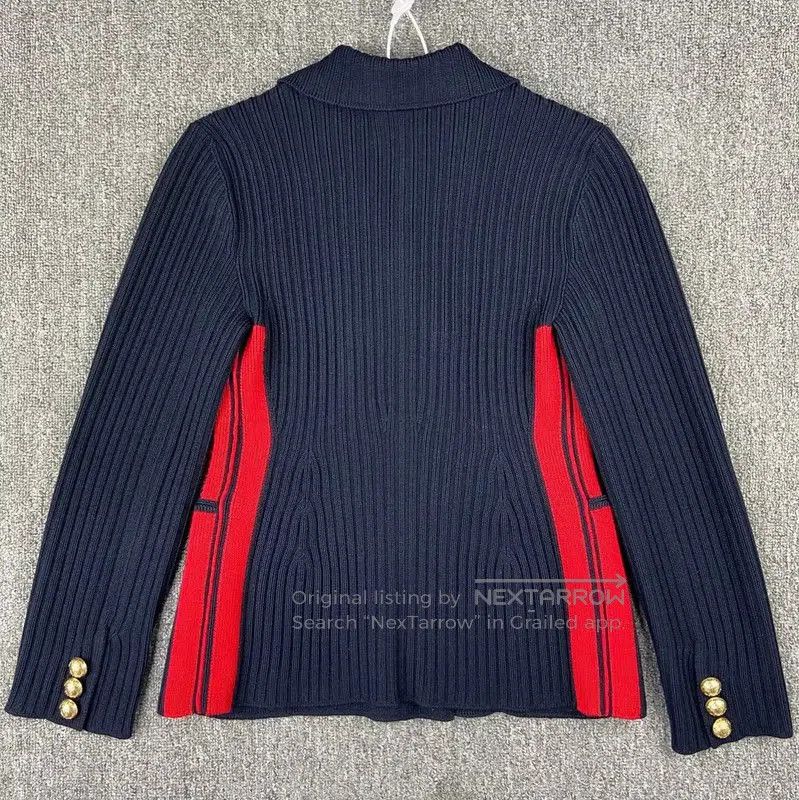 Dior Dior Navy Blue Wool Pullover Sweater . Size S / US 4 / IT 40 - 2 Thumbnail