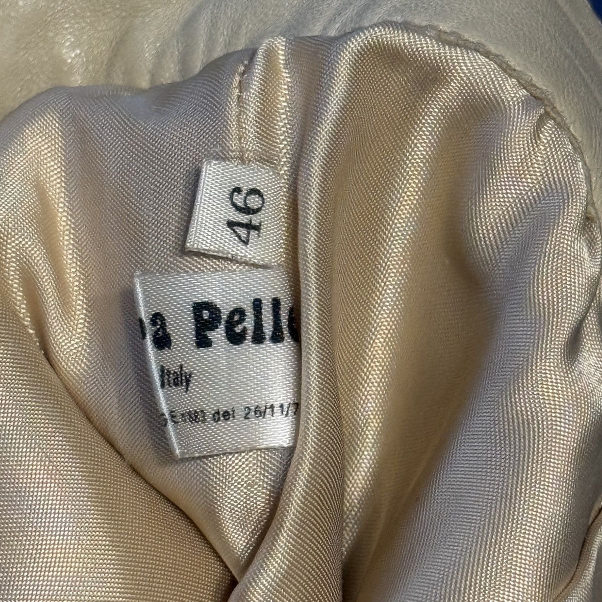 Vintage Vintage cream leather lace-up shorts Size US 30 / EU 46 - 7 Thumbnail