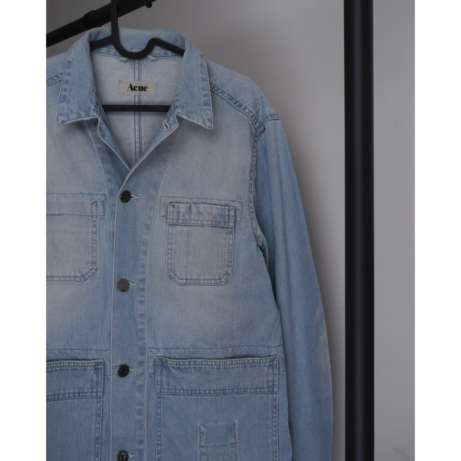 Acne Studios Acne studios fw11 mechanic pearl light blue denim jacket Size US M / EU 48-50 / 2 - 3 Thumbnail