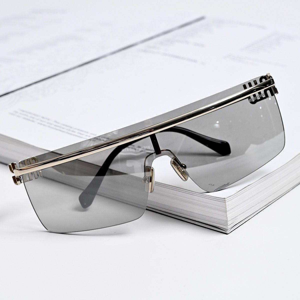 Miu Miu MIU MIU 0MU 50ZS SUNGLASSES Size ONE SIZE - 8 Thumbnail