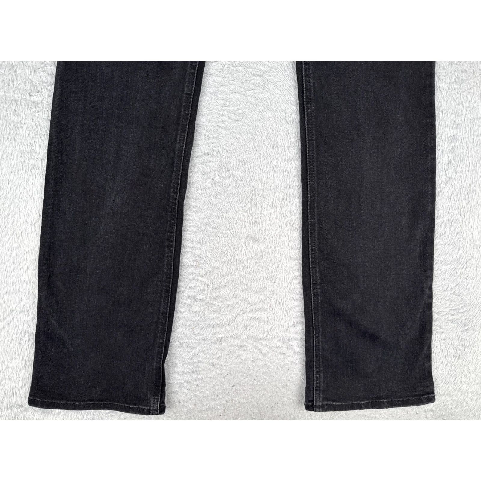 Old Navy Old Navy Jeans 8 Tall Black Mid-Rise Boot-Cut Stretch Denim Womens Size 30" / US 8 / IT 44 - 2 Thumbnail