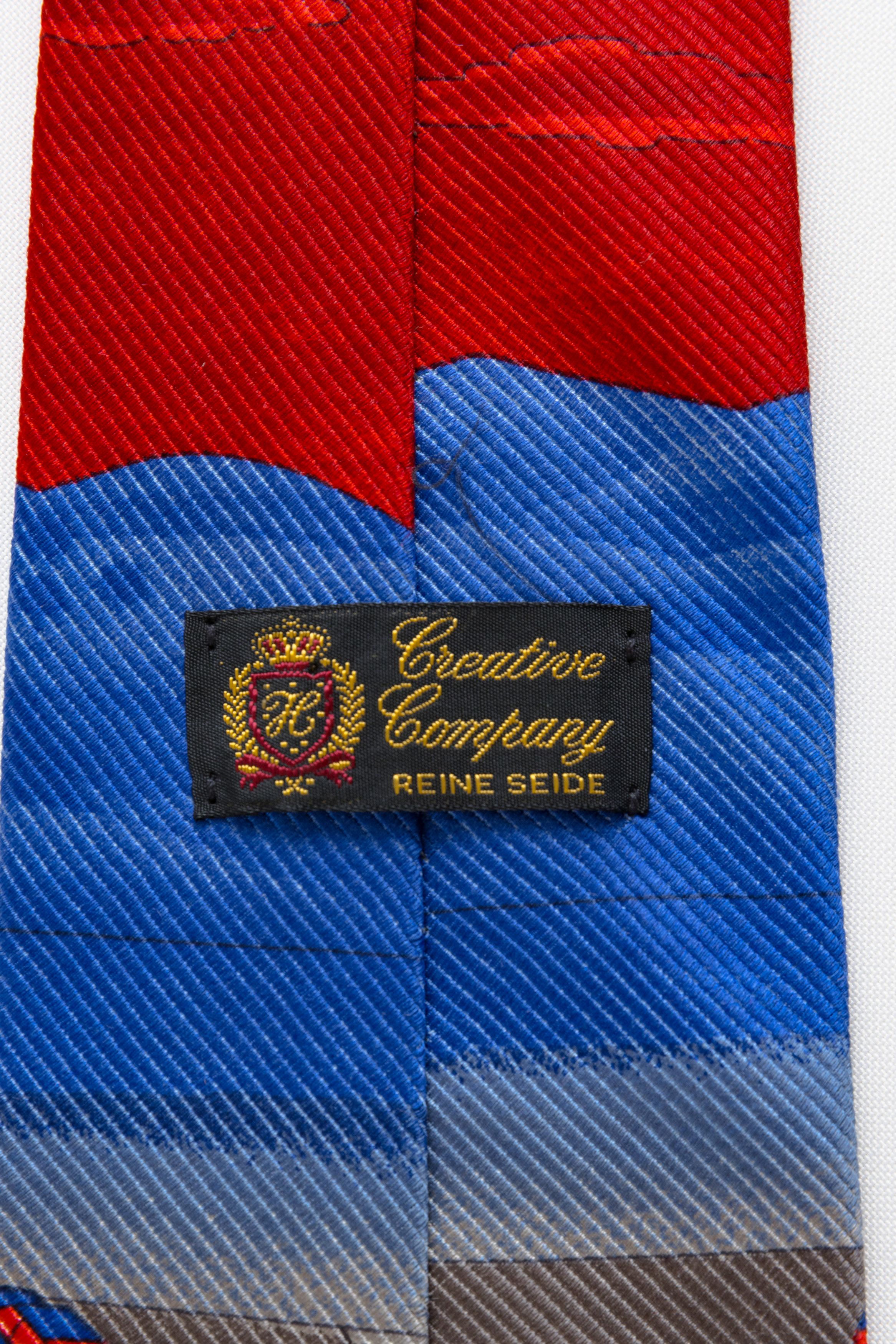 Vintage cars print Tie abstract pattern print necktie 035 Size ONE SIZE - 6 Thumbnail