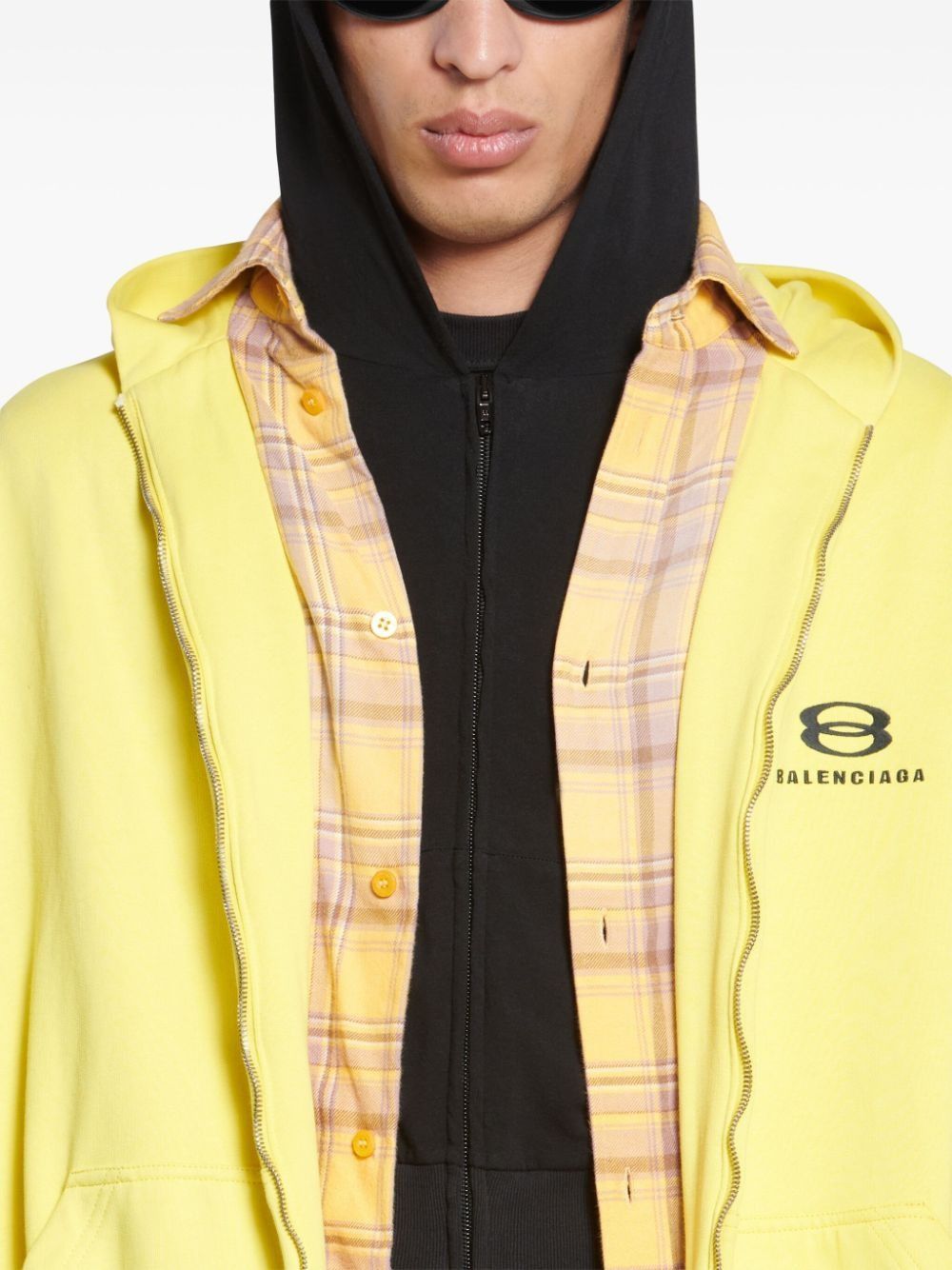 Balenciaga o1la1rc1a0825 Unity Sports Icon Layered Hoodie Oversized Size US M / EU 48-50 / 2 - 5 Thumbnail