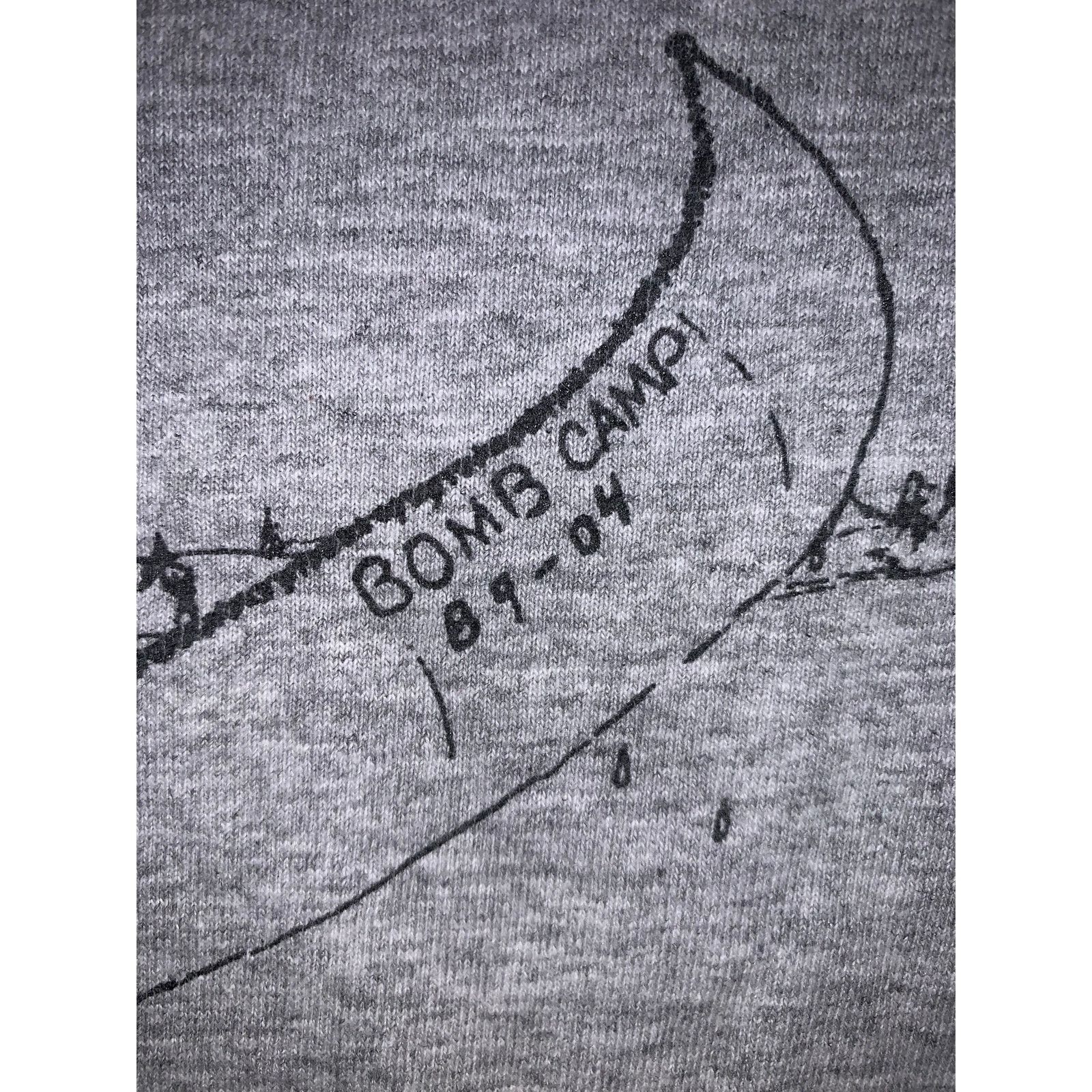 Hanes × Vintage Vintage 2004 Bomb Camp T Shirt Y2K Summer Camp Graphic Tee L Size US L / EU 52-54 / 3 - 6 Thumbnail