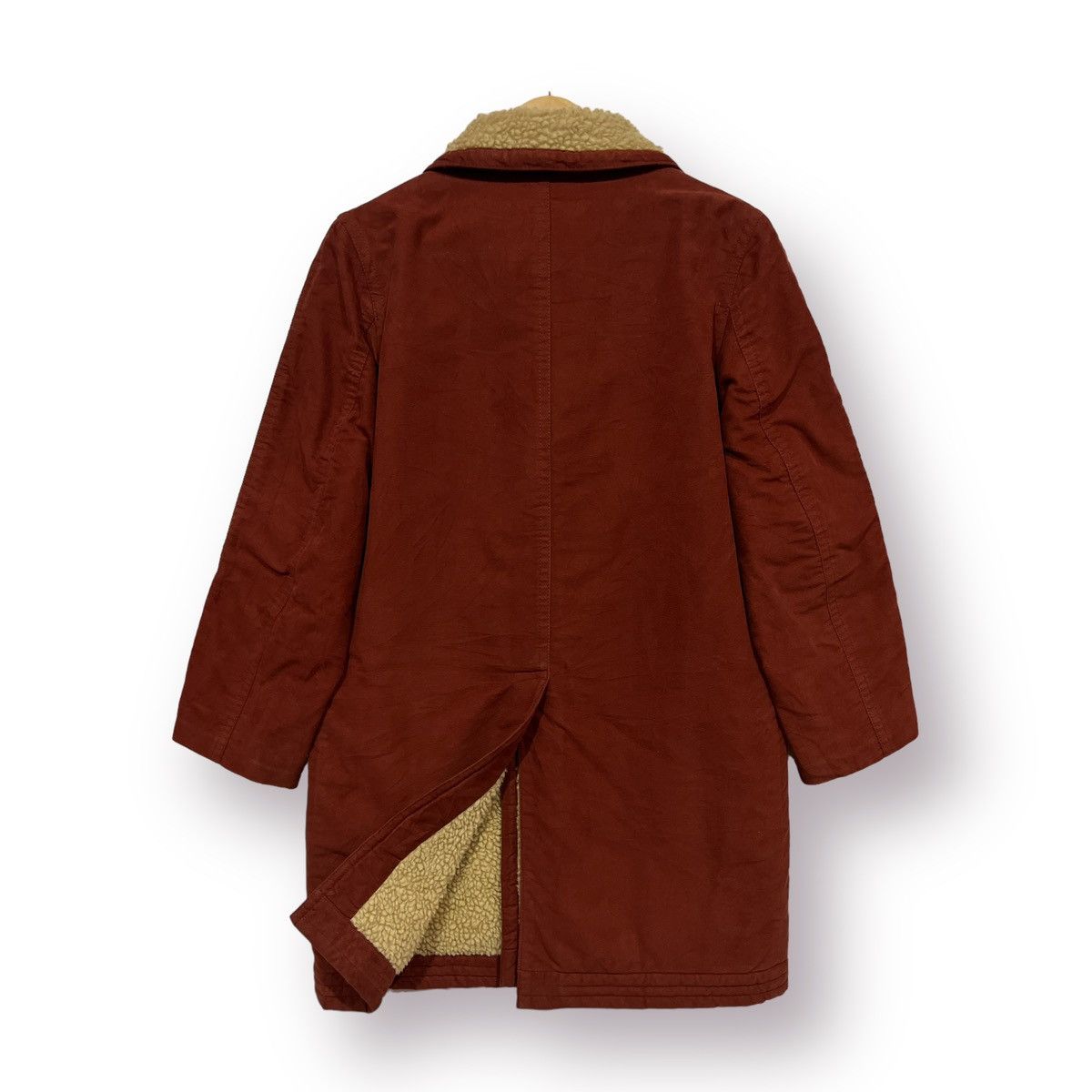 Japanese Brand × Other 🔥 CAMPUX CASUAL WEAR VELVET SHERPA LINED LONG COAT Size US M / EU 48-50 / 2 - 10 Thumbnail