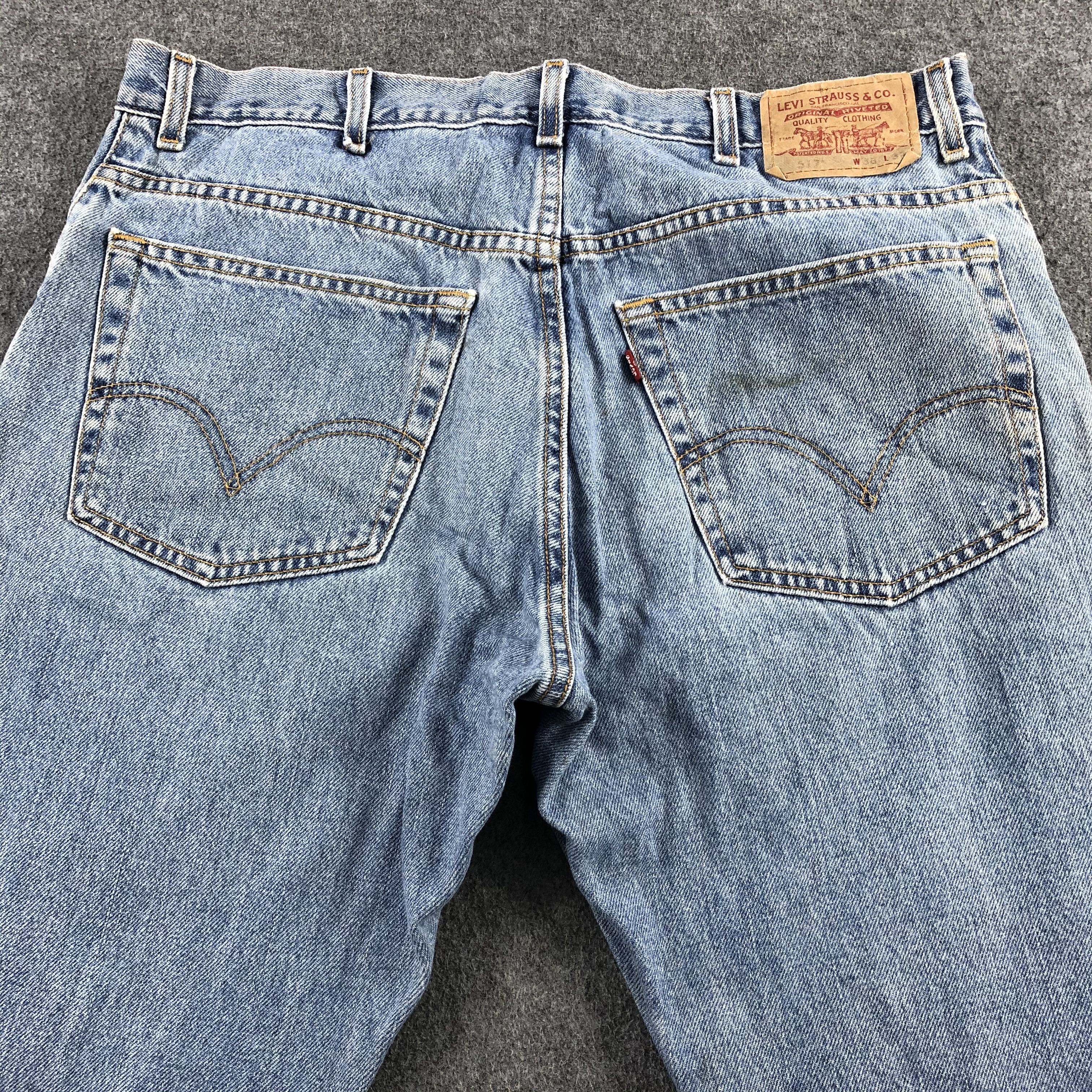 Levi's Vintage Blue Wash Levis 517 Jeans-J2132 Size US 38 / EU 54 - 4 Thumbnail