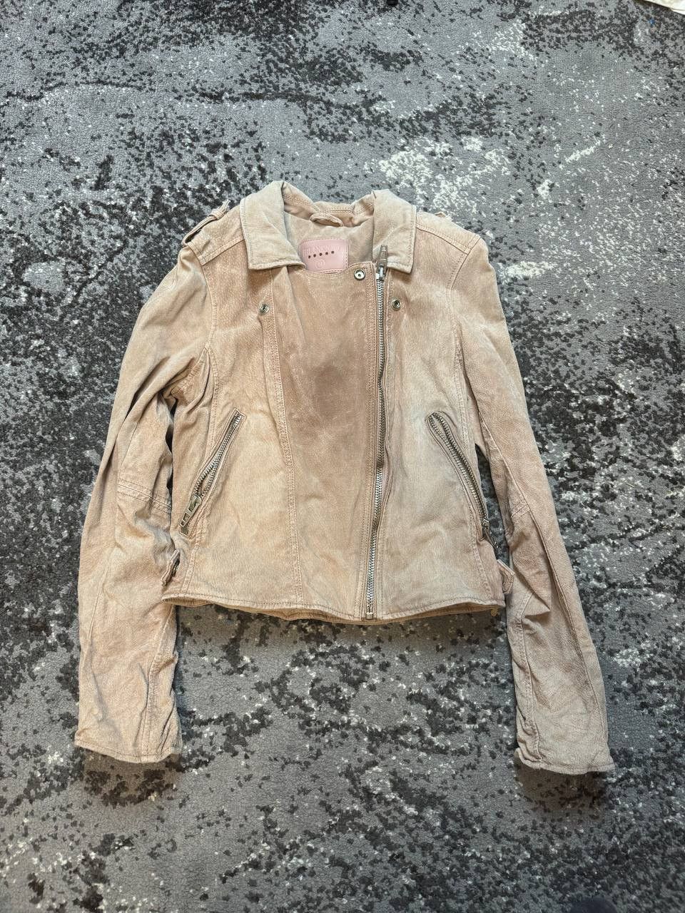 BLANKNYC × Japanese Brand Vintage BLANKNYC Wildleder Motorradjacke Sand Stoner Suede Size M / US 6-8 / IT 42-44 - 3 Thumbnail