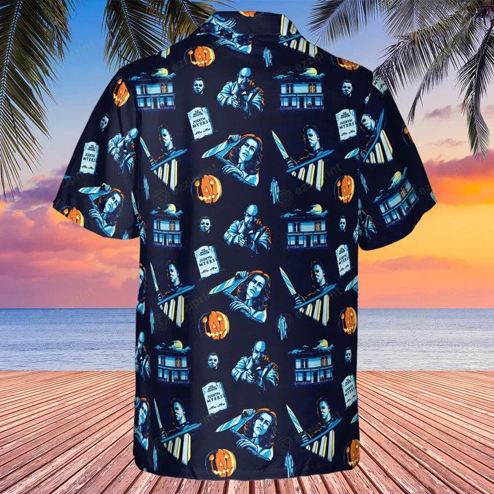 Other HORROR SLASHER MICHAEL MYERS HALLOWEEN HAWAIIAN SHIRT Size US L / EU 52-54 / 3 - 4 Thumbnail