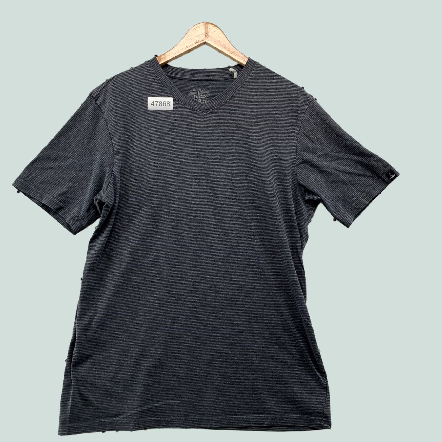 Prana Prana Active T Shirt Mens MT Medium Tall Gray Short Sleeve Outdoor Hike Size US M / EU 48-50 / 2 - 1 Thumbnail