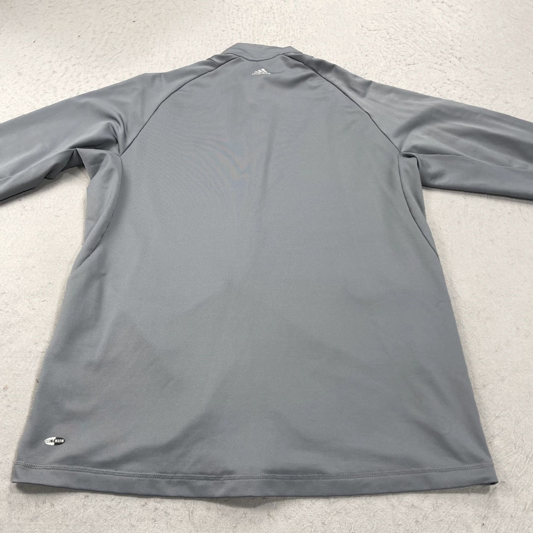 Adidas adidas Golf Jacket Mens L Gray Full Zip Climawarm Logo Sports Activewear 90s? Size US L / EU 52-54 / 3 - 7 Thumbnail